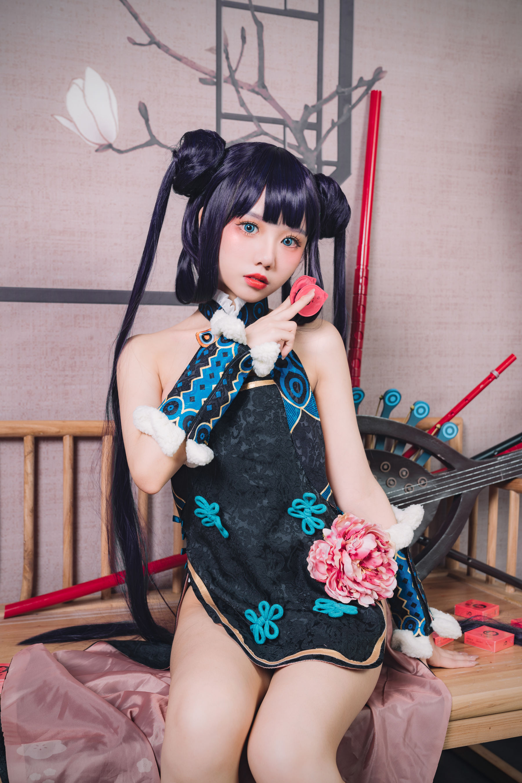 [网红COSER写真] 动漫博主果咩酱w - 杨贵妃