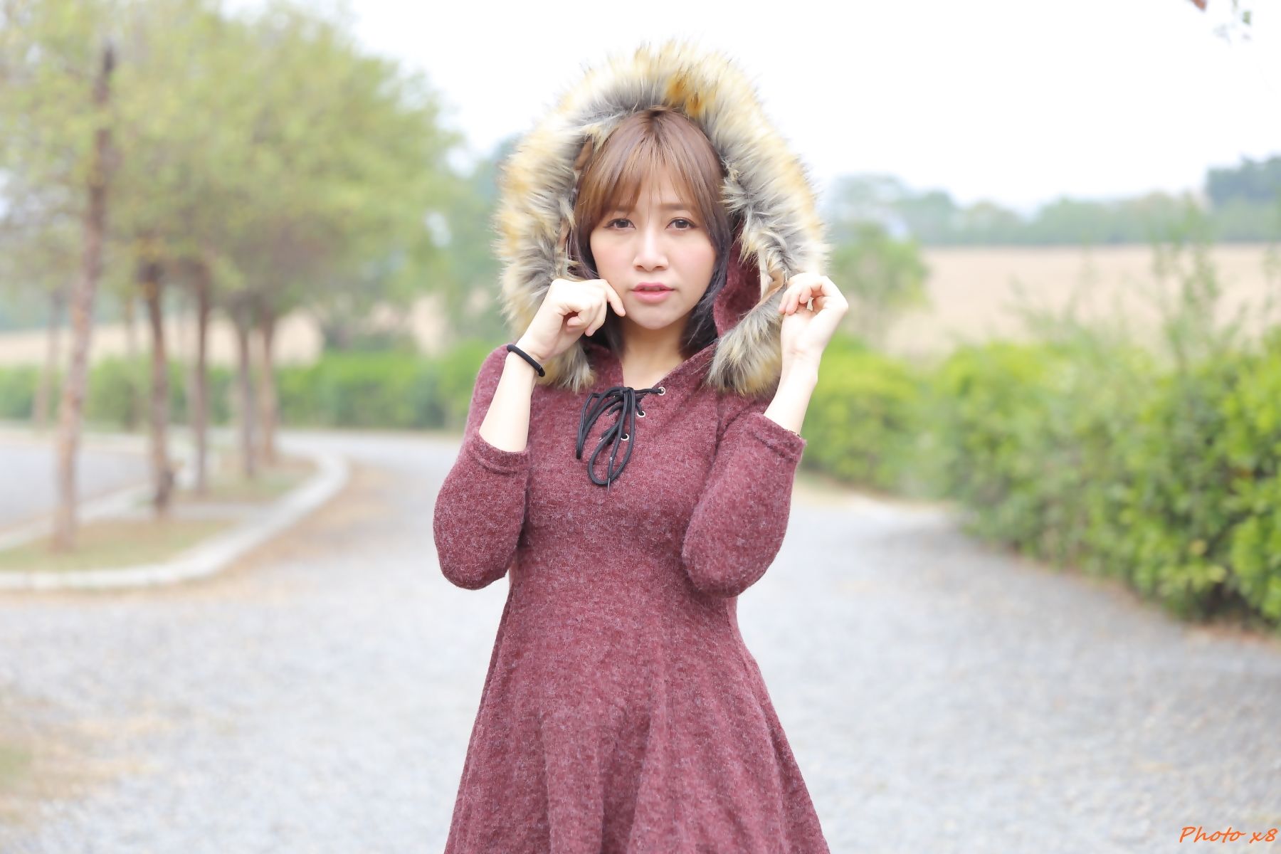 [台湾网红美女] Ann 外拍三套服饰 