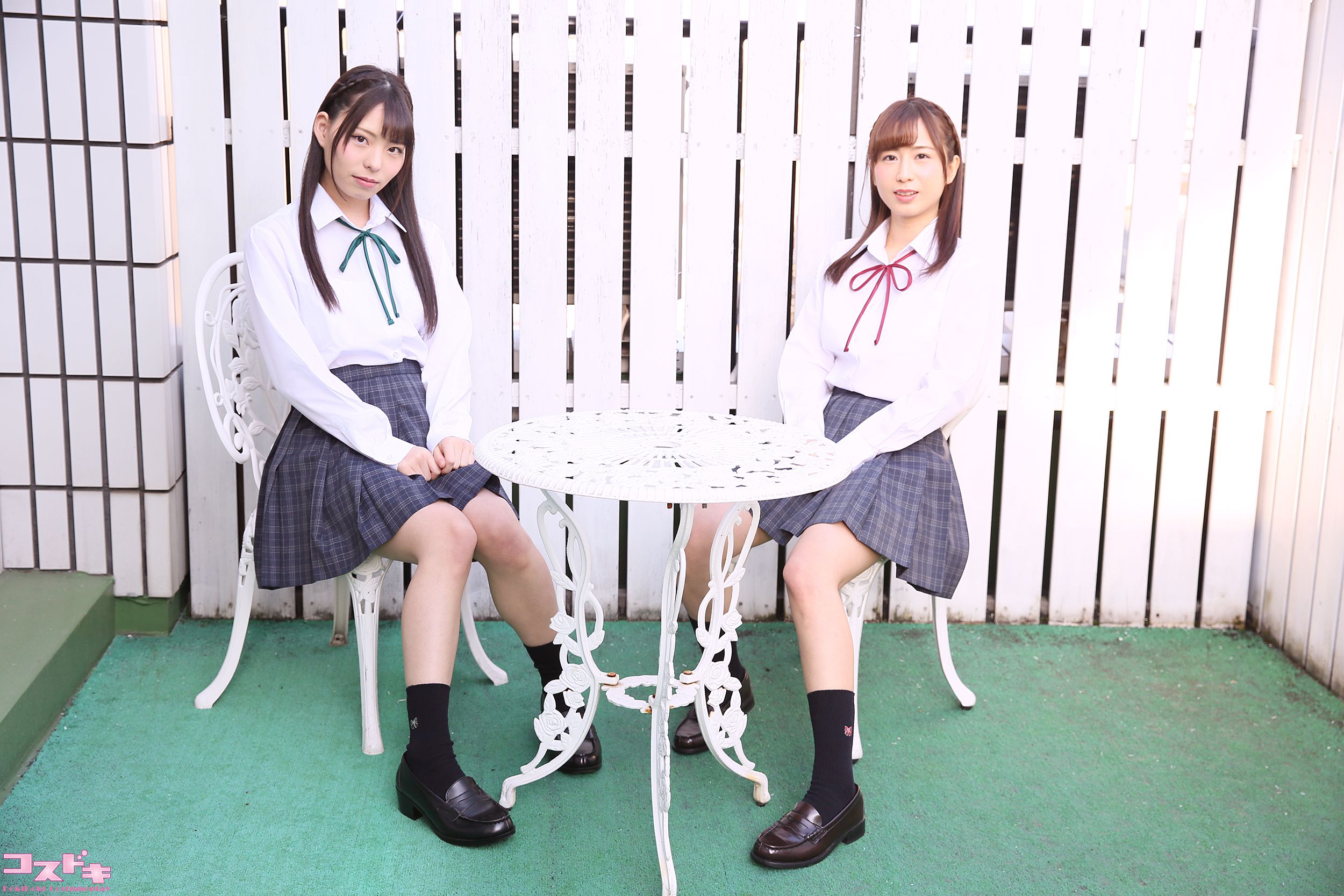 [Cosdoki] Sora Izumi 泉水蒼空2 & Chiaki Narumi 鳴海千秋2 izuminarumi_pic_seifuku1