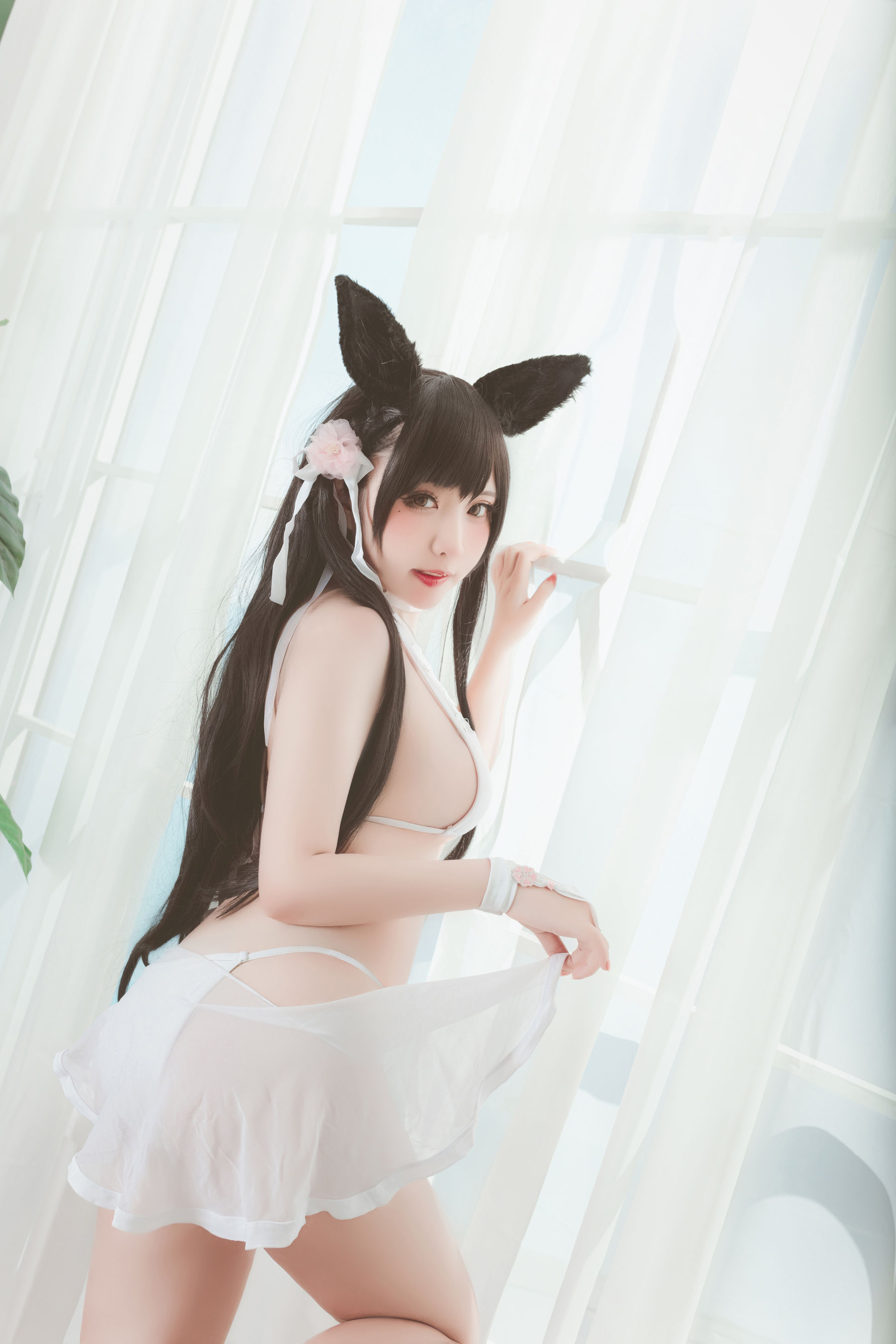 [COS福利] 动漫博主貓田聖奈奈 - 爱宕泳装 盛夏进行曲