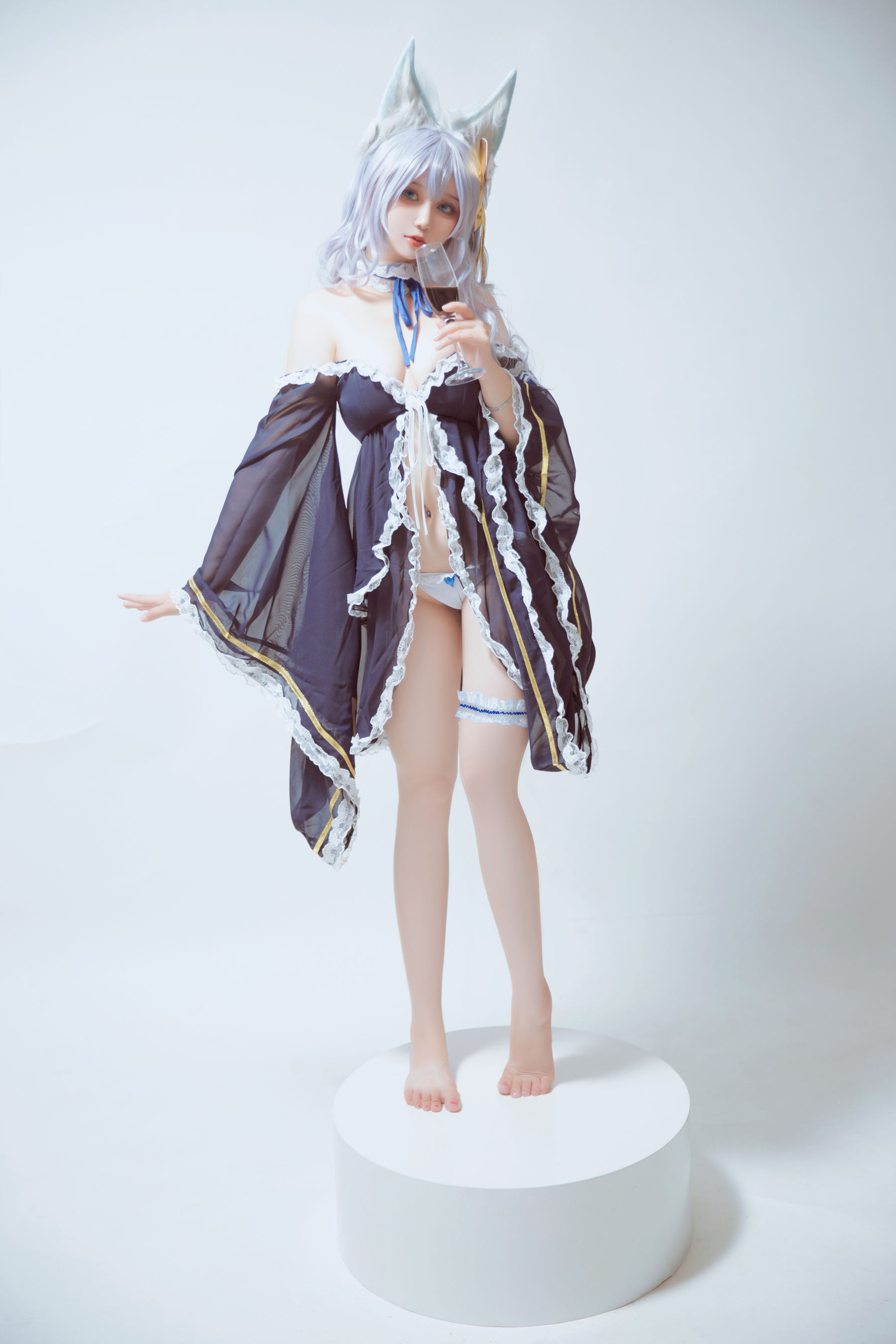 [福利COS] Ruby蘸酱美美 - 碧蓝航线 信浓睡衣