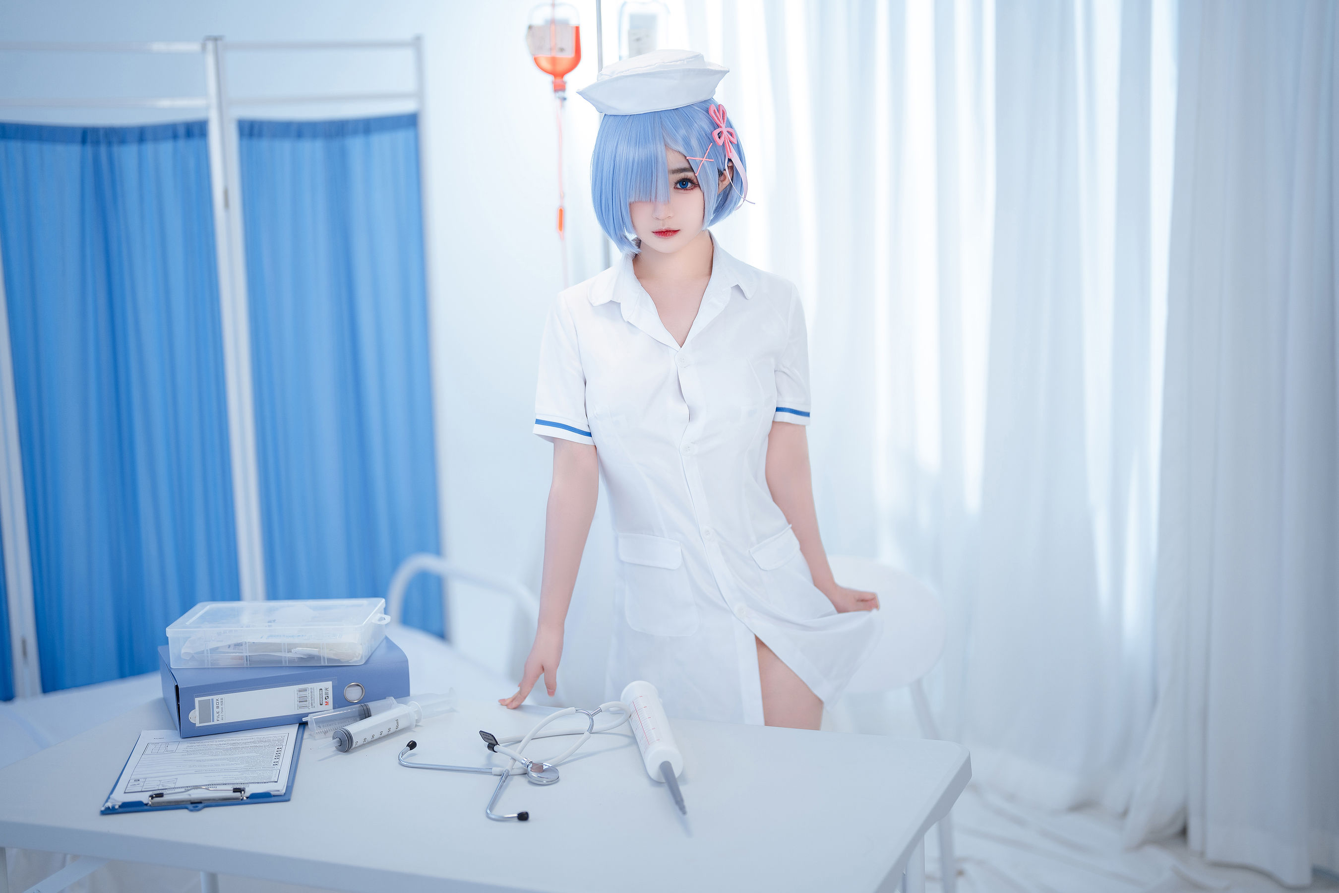 [福利COS] 桜井宁宁 - 雷姆护士