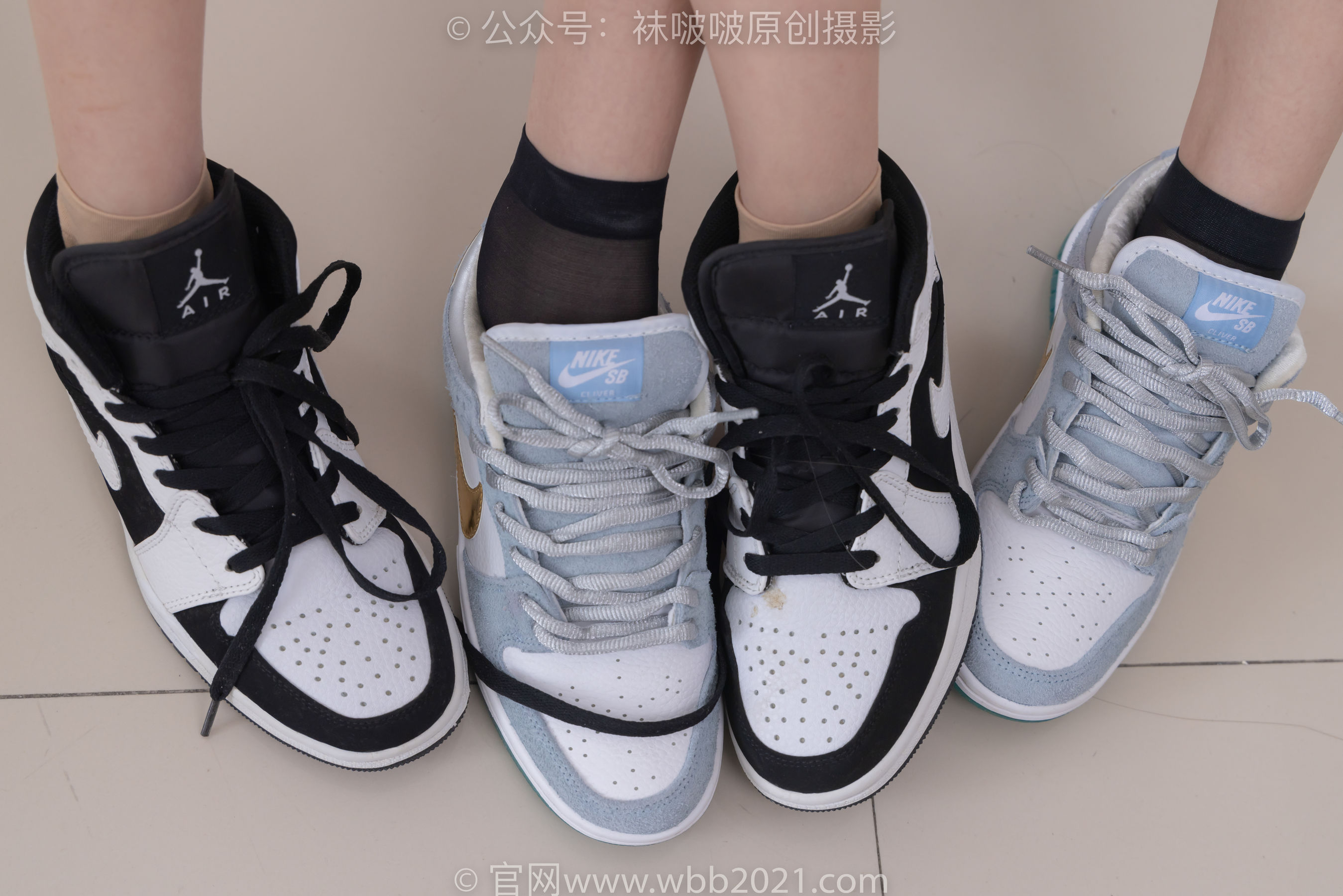 BoBoSocks袜啵啵 No.249 小甜豆稚予 -板鞋、短肉丝、短黑丝、裸足