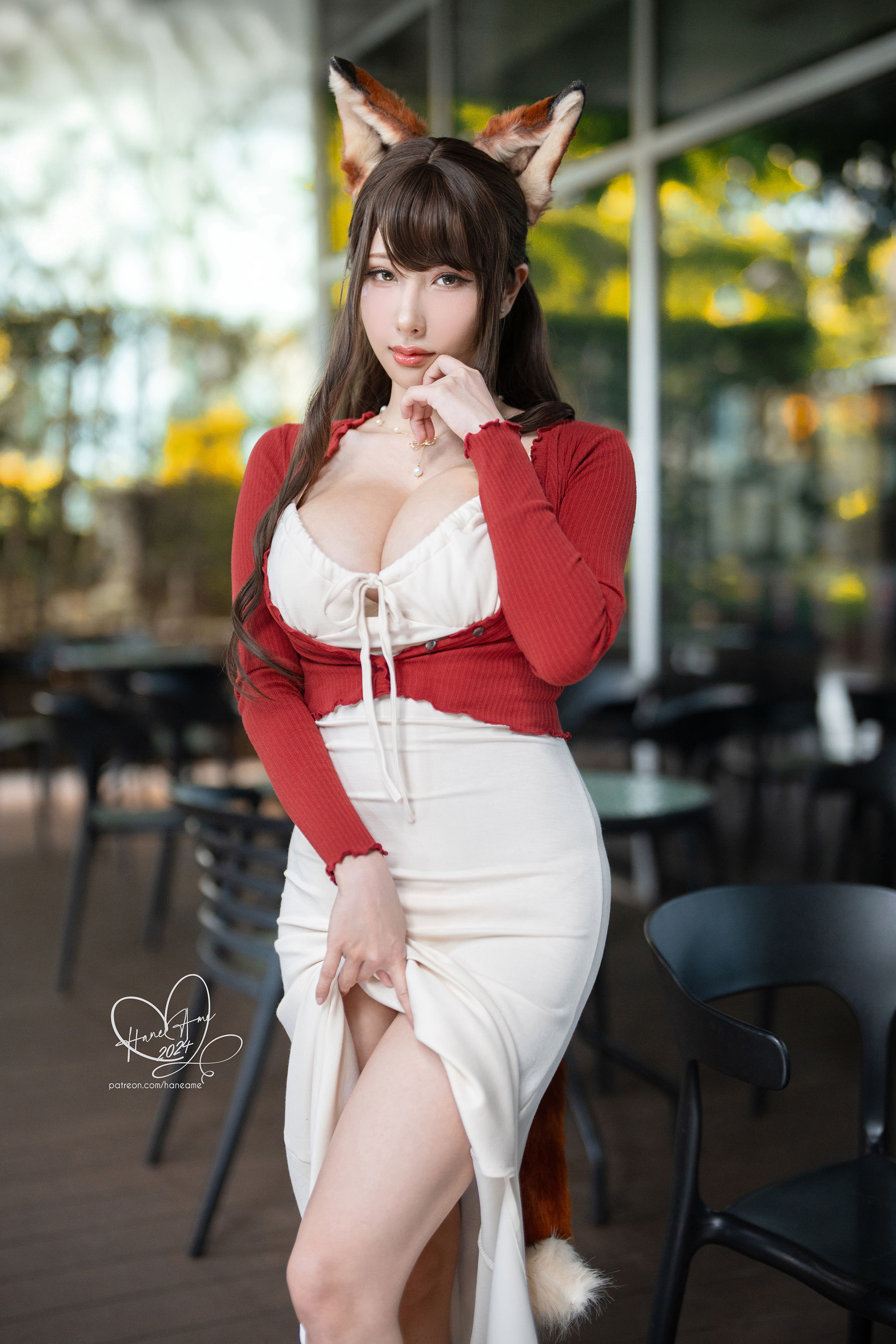 Hane Ame 雨波写真 - 寵物女友 秋日狐狸女友咖啡