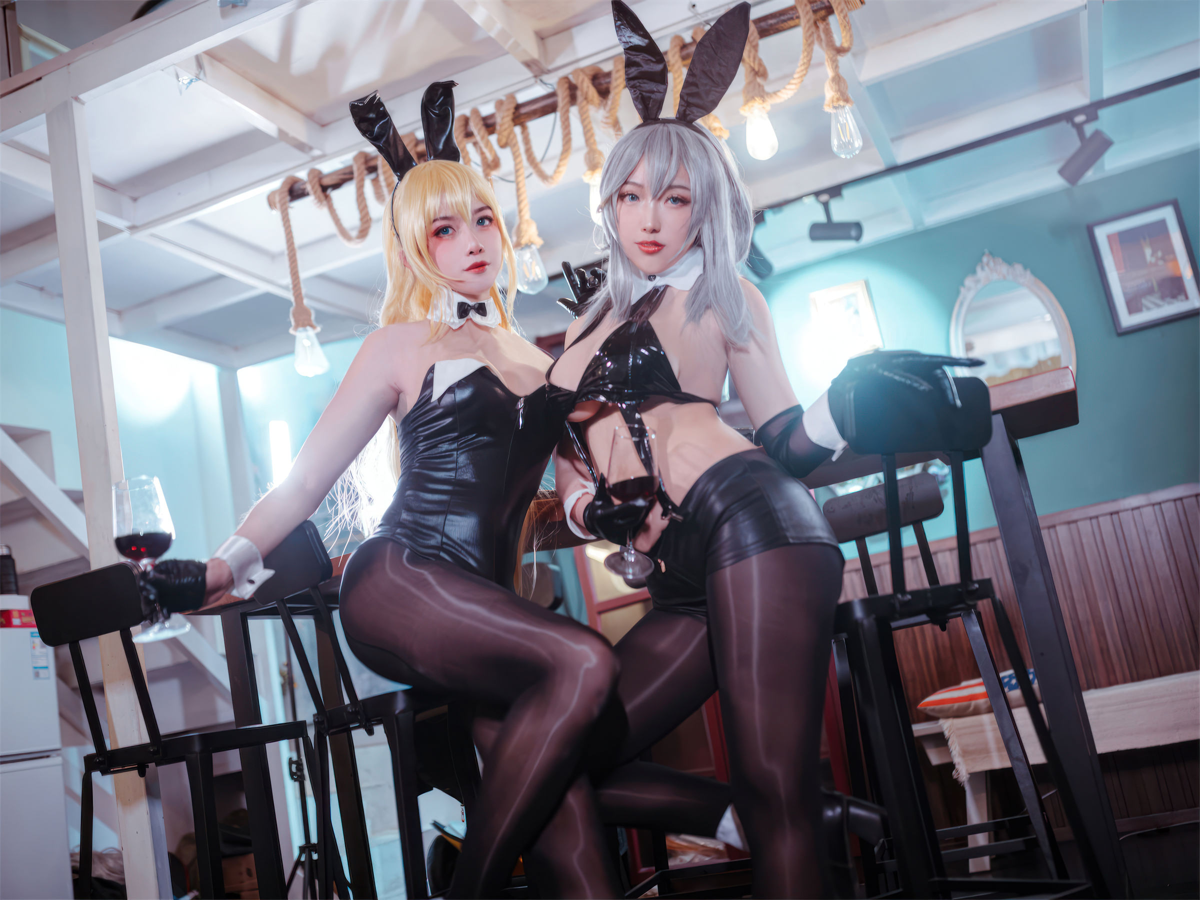 隼隼子&刺青Poi - 碧蓝航线 北卡罗来纳 华盛顿 兔女郎