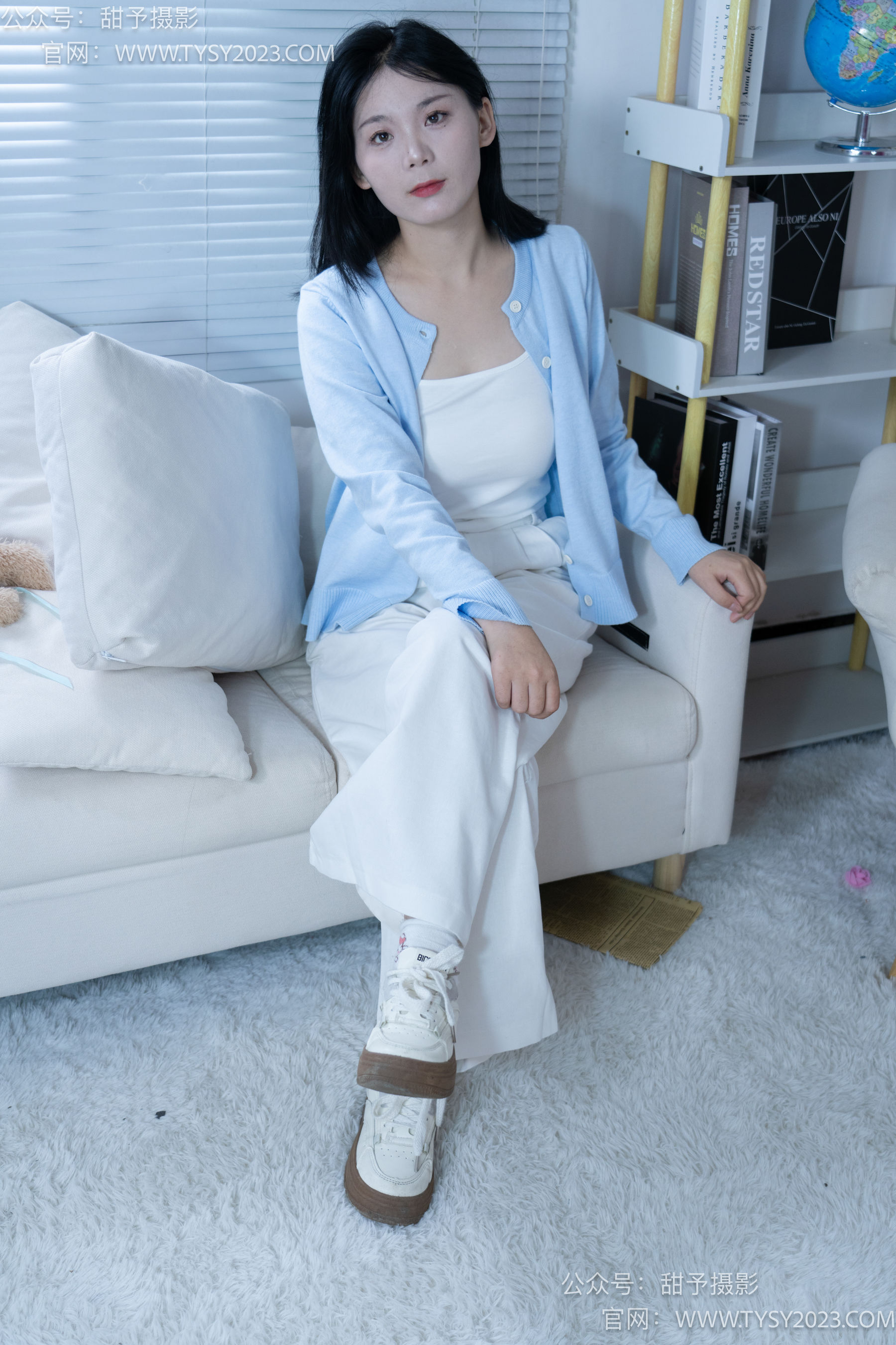 甜予摄影 No.060 梨子 -板鞋、脏白棉袜、裸足