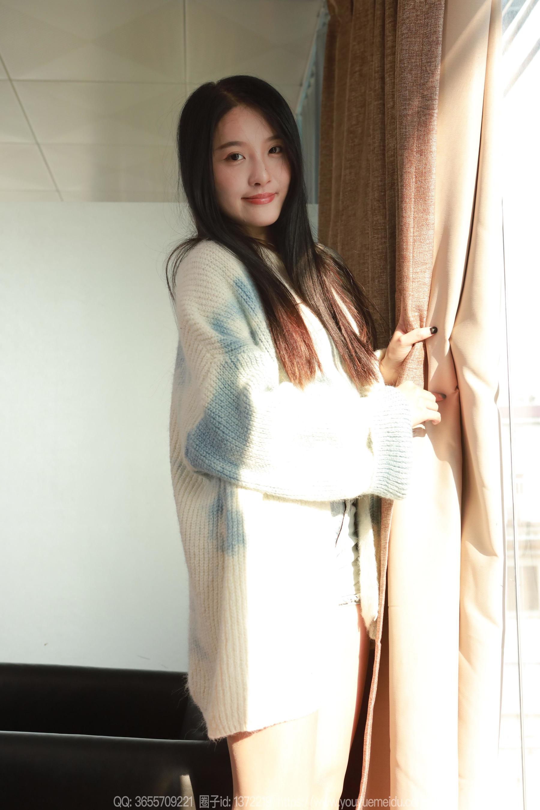 IESS异思趣向 - 模特： 婉萍 《蓝色毛衣（下）》