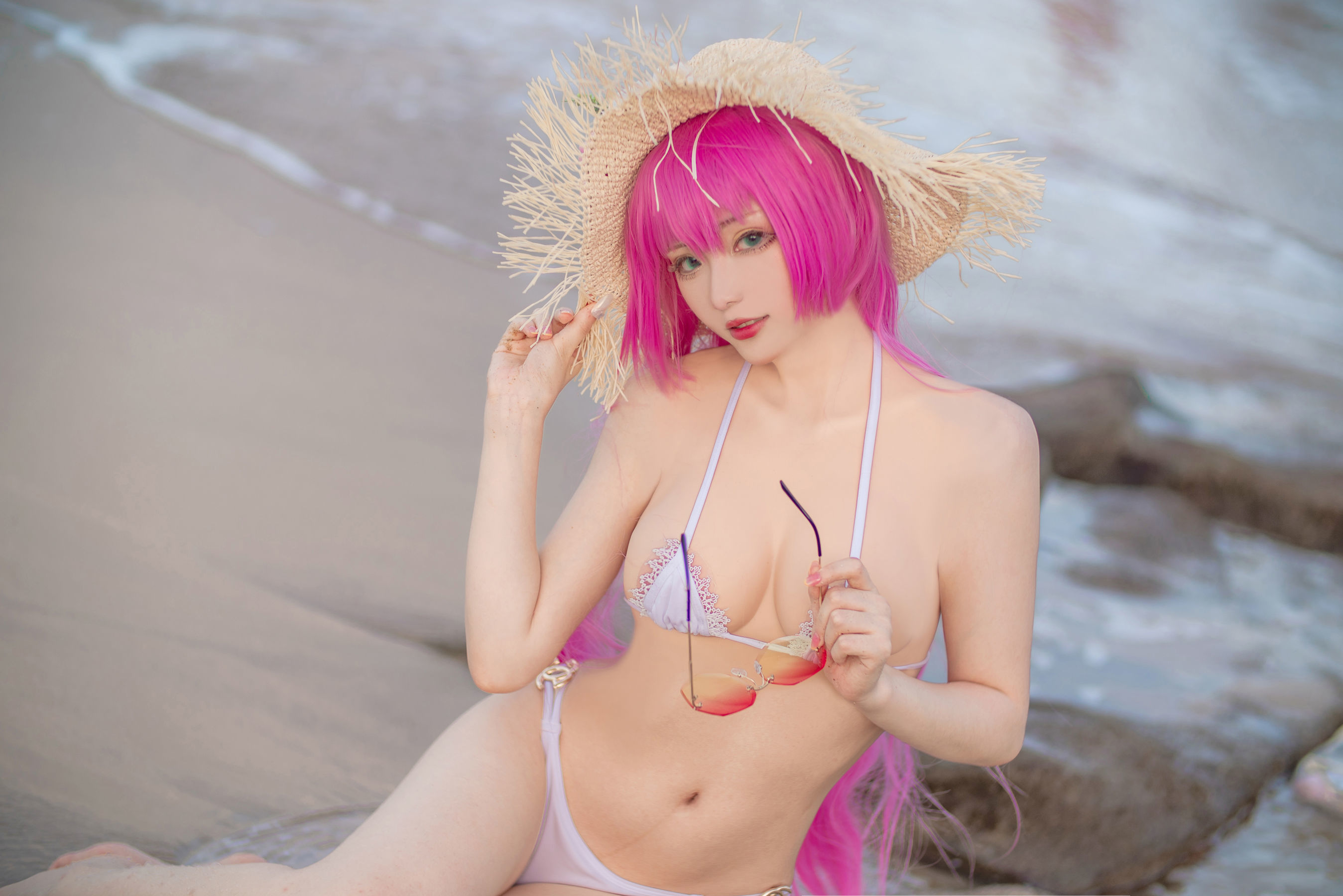 [网红COSER] 起司块wii - 需库夫泳装