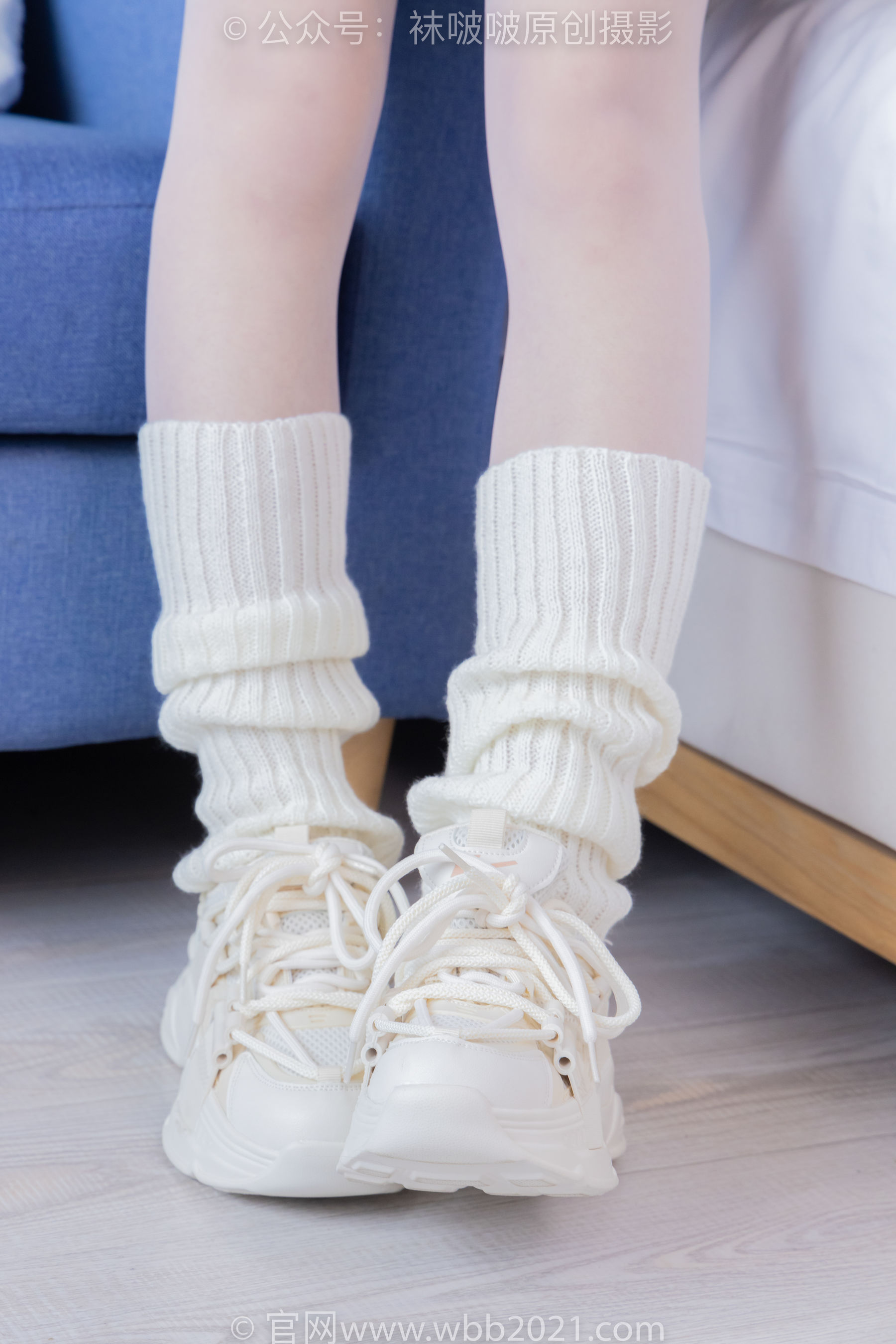 BoBoSocks袜啵啵 No.548 糯米 - 运动鞋、堆堆袜套、薄白丝、jk制服