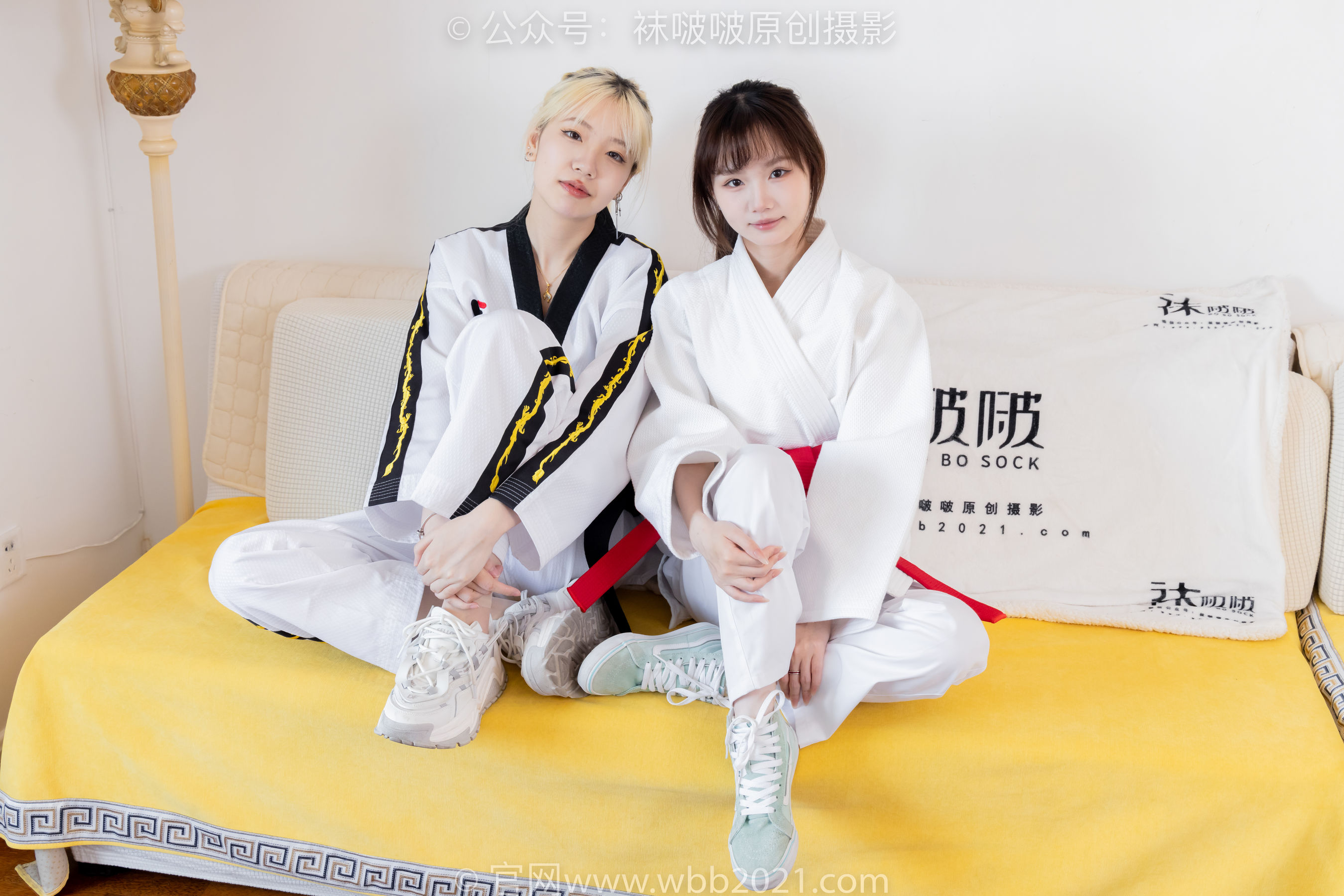 BoBoSocks袜啵啵 No.549 小甜豆&甜甜圈 - 运动鞋、帆布鞋、肉丝、棉袜、裸足