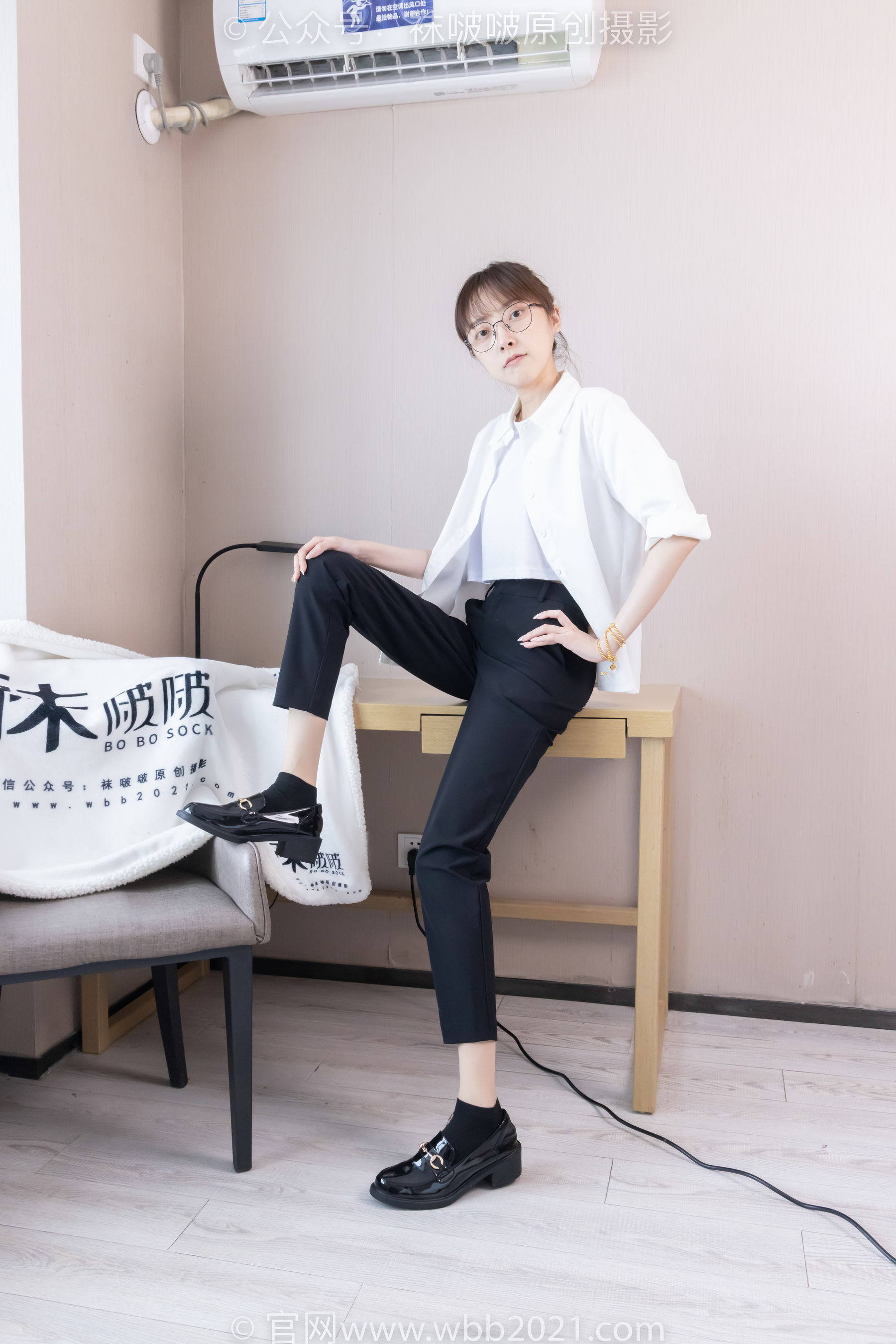 BoBoSocks袜啵啵 No.535 稚予 - 高跟鞋、皮鞋、黑棉袜、薄肉丝、裤里丝