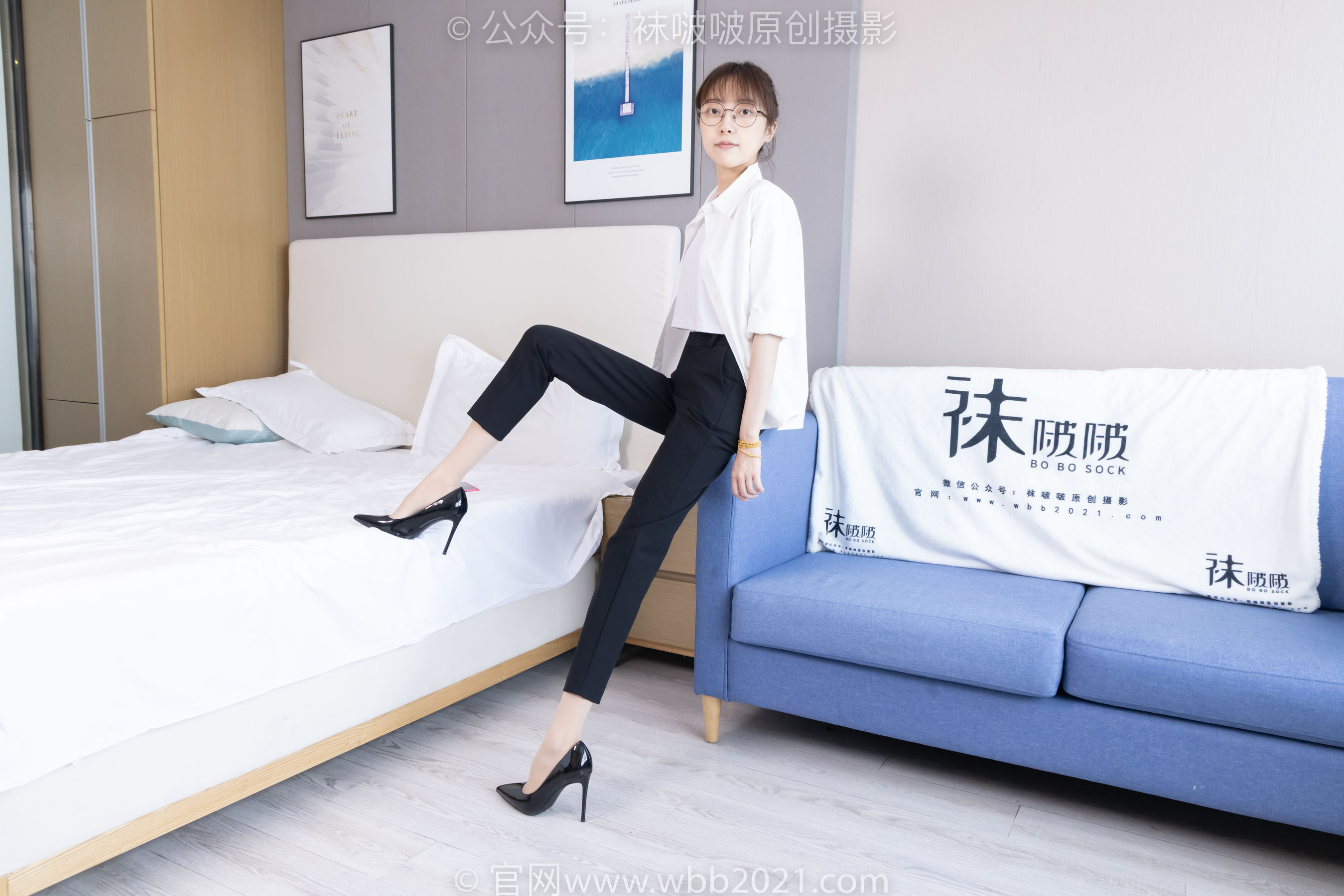 BoBoSocks袜啵啵 No.535 稚予 - 高跟鞋、皮鞋、黑棉袜、薄肉丝、裤里丝