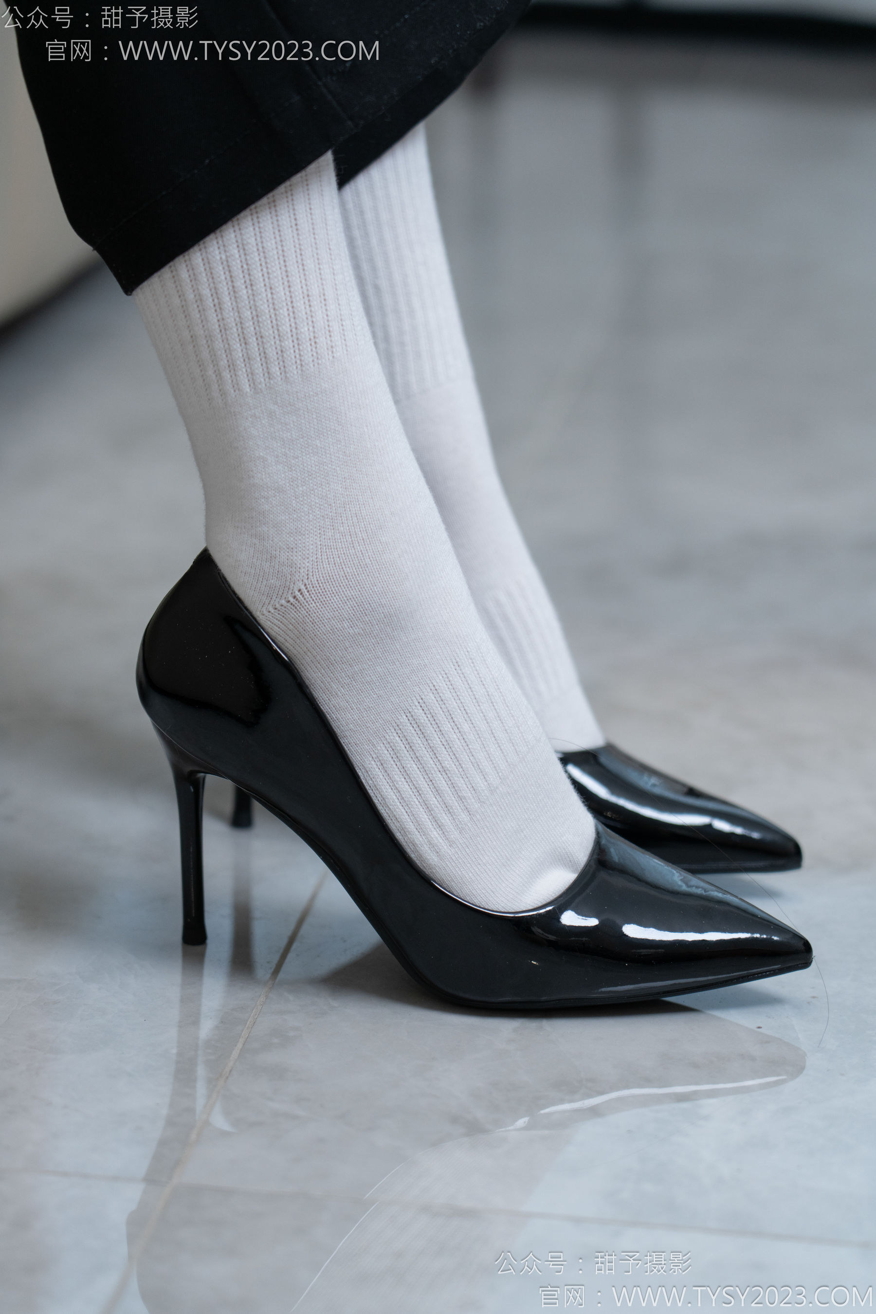 甜予摄影 No.147 澜澜 - 凉鞋、高跟鞋、长腿袜、白棉袜