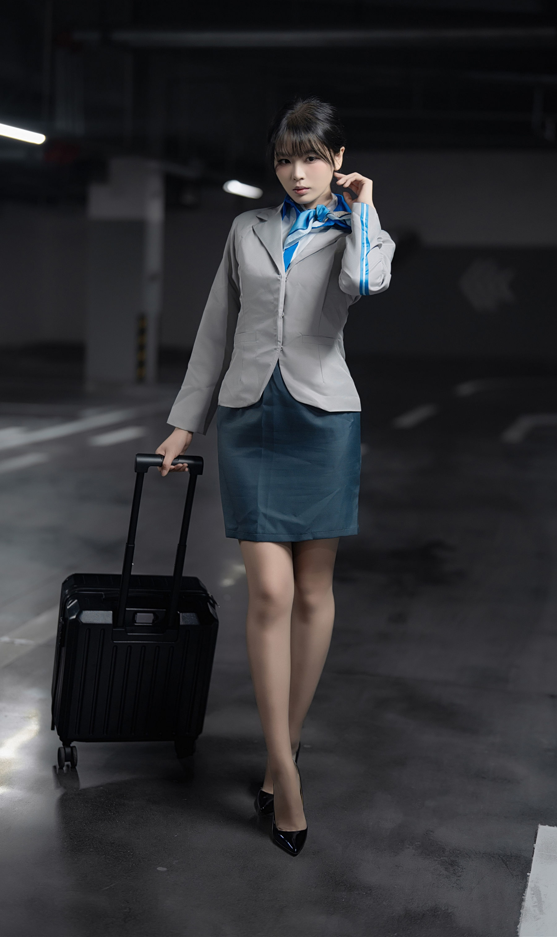 轩萧学姐 - 空姐车库