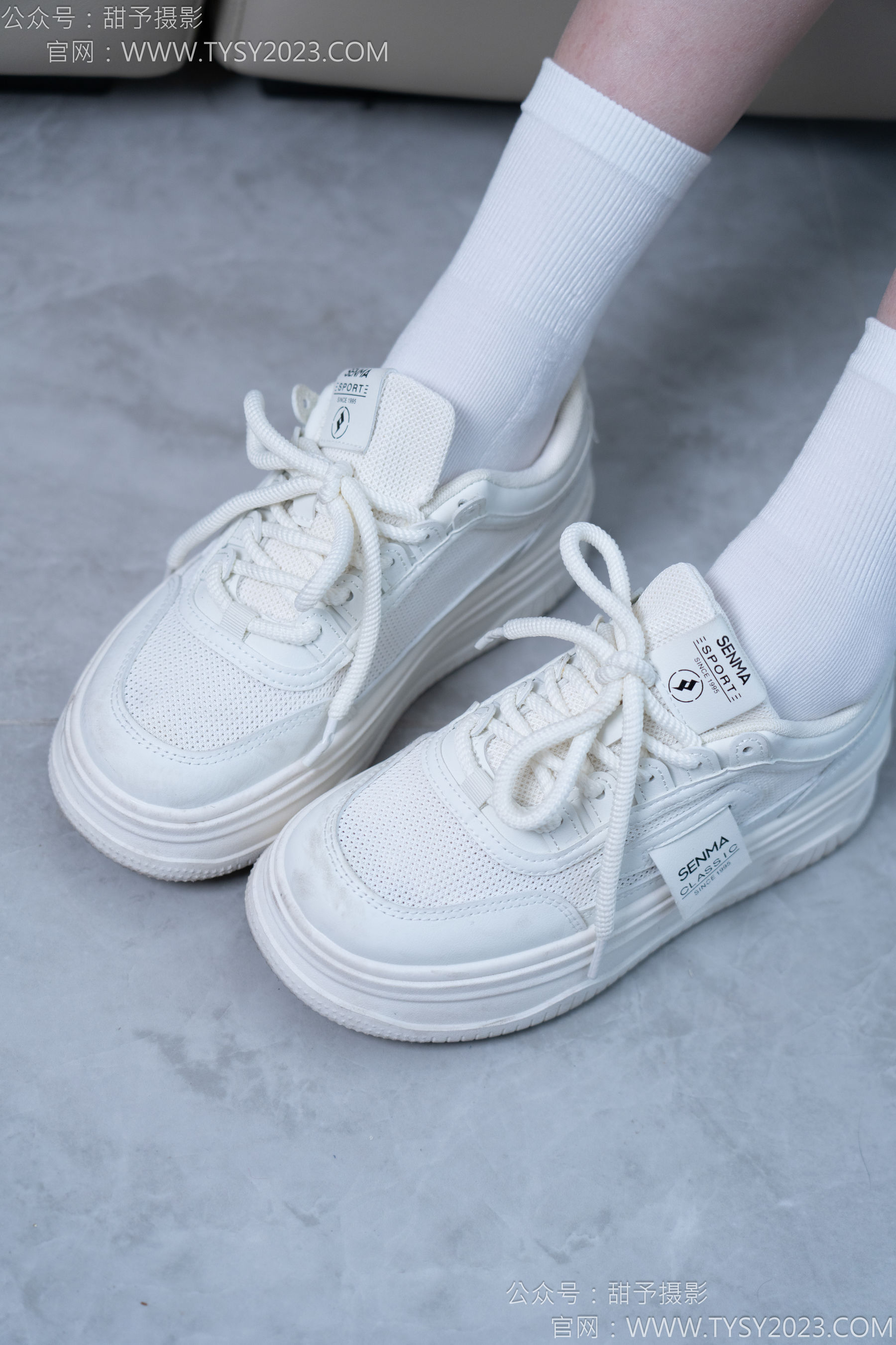 甜予摄影 No.164 珞珞 - 板鞋、白棉袜、裸足