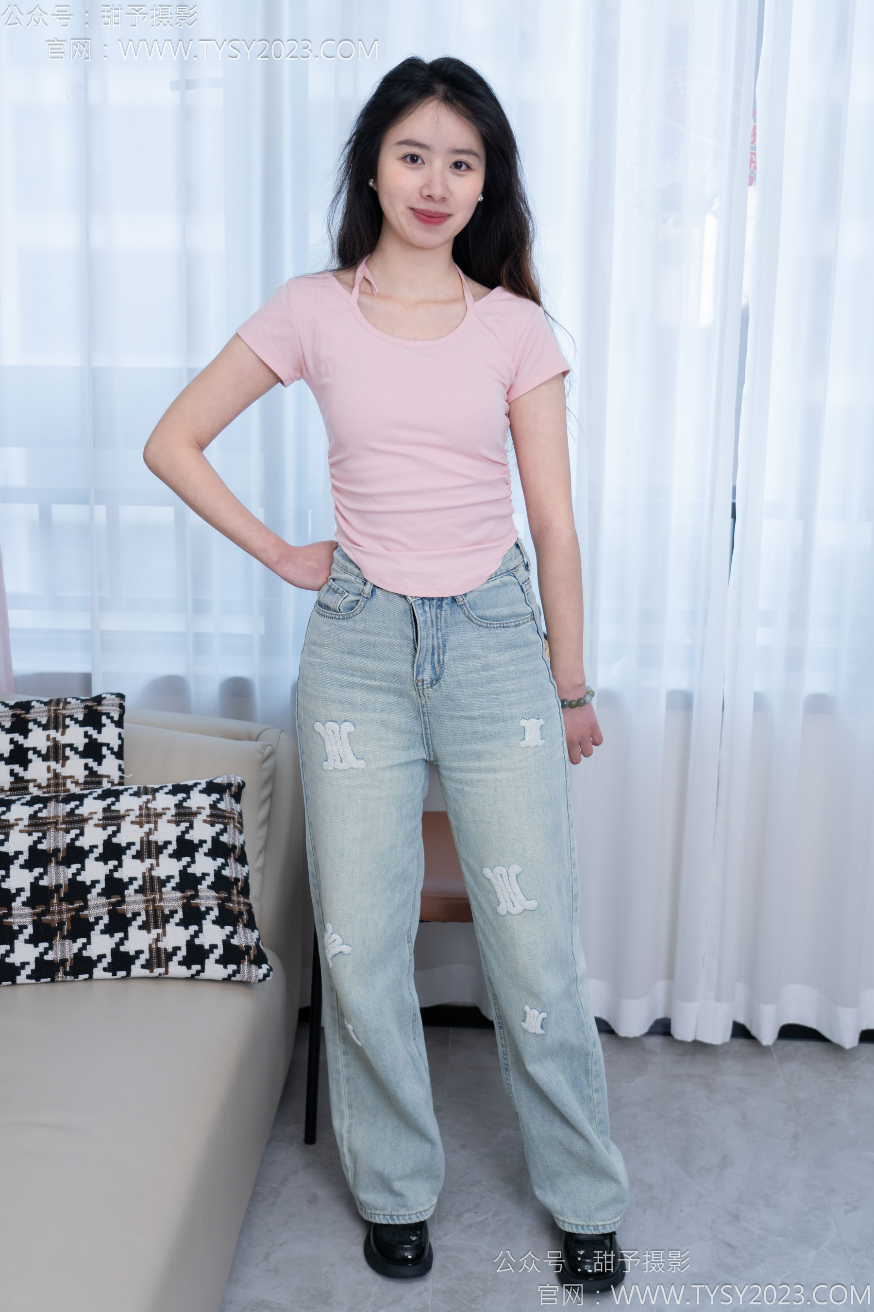 甜予摄影 No.162 知知 - 皮鞋、白棉袜、裸足