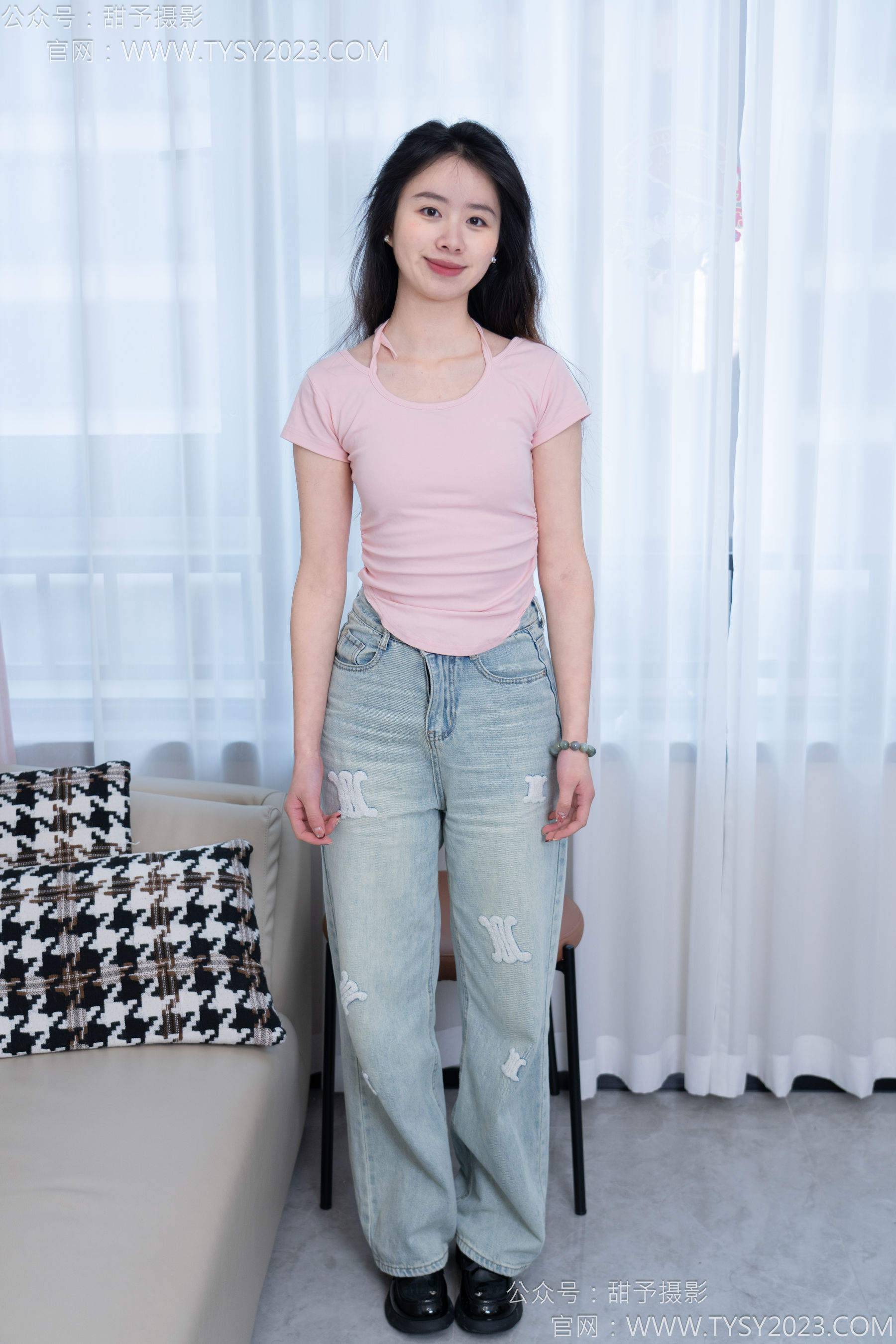 甜予摄影 No.162 知知 - 皮鞋、白棉袜、裸足