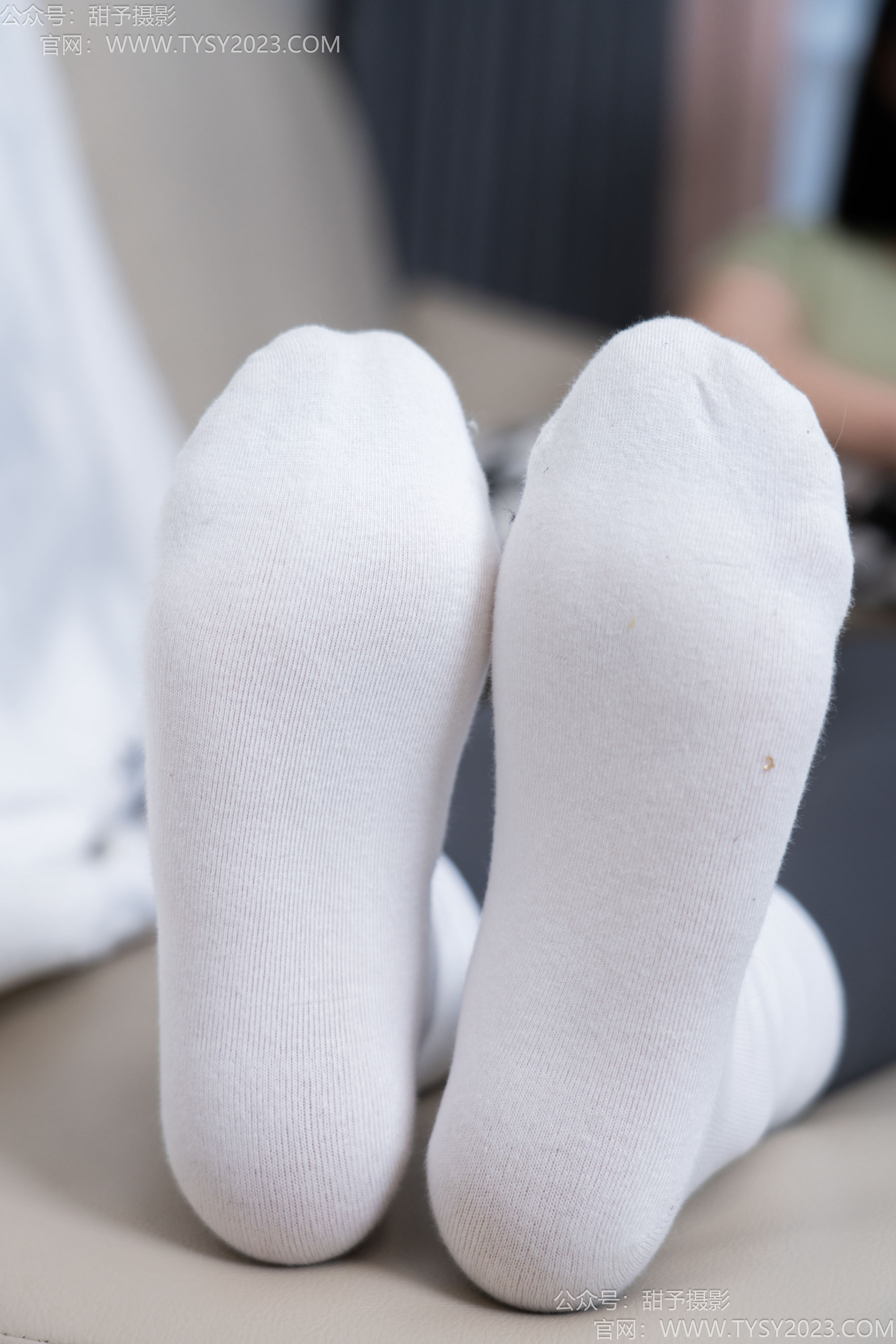 甜予摄影 No.192 澜澜 - 高跟鞋、白棉袜、裸足