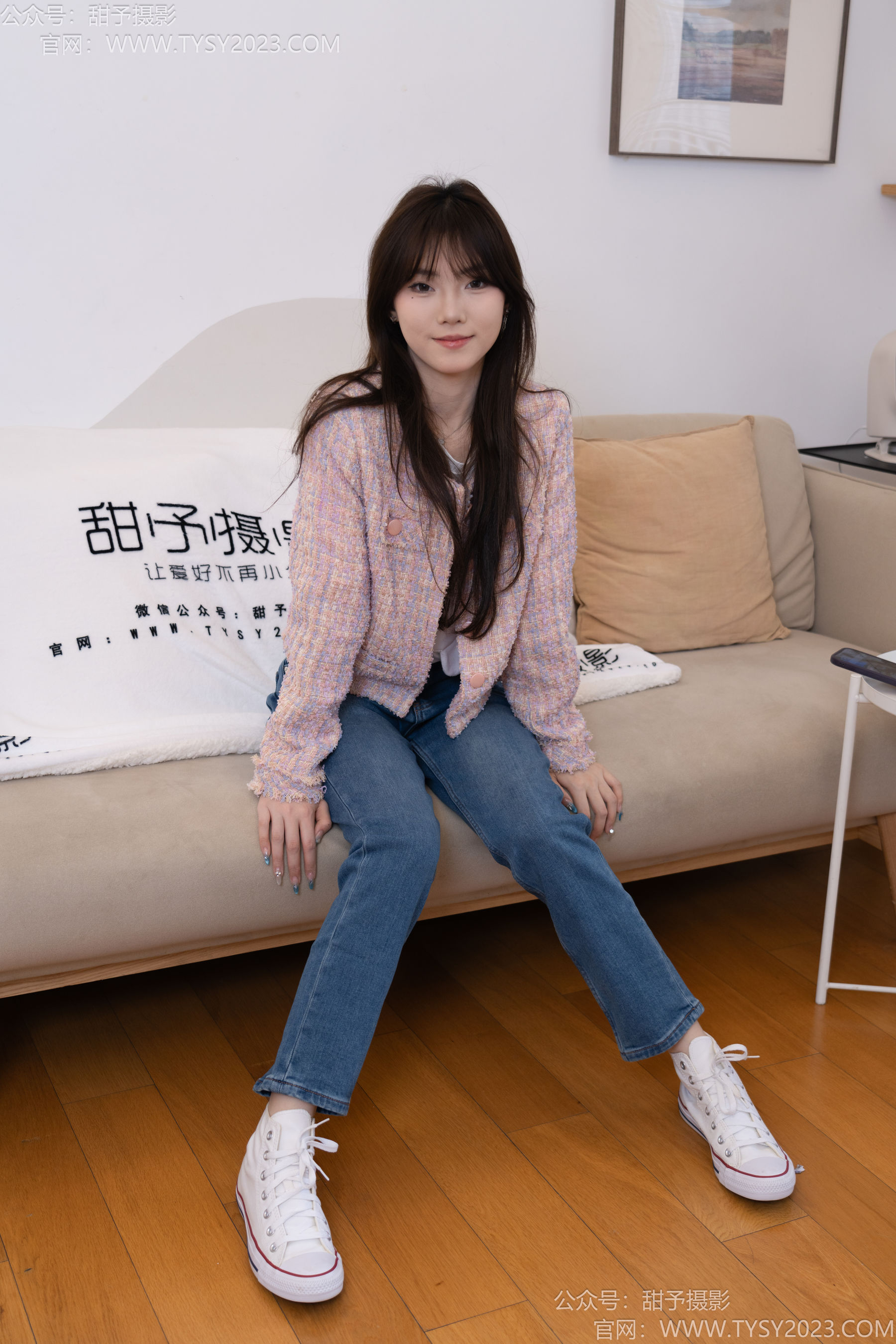 甜予摄影 No.189 璇璇 - 帆布鞋、裸足、抖腿剧情