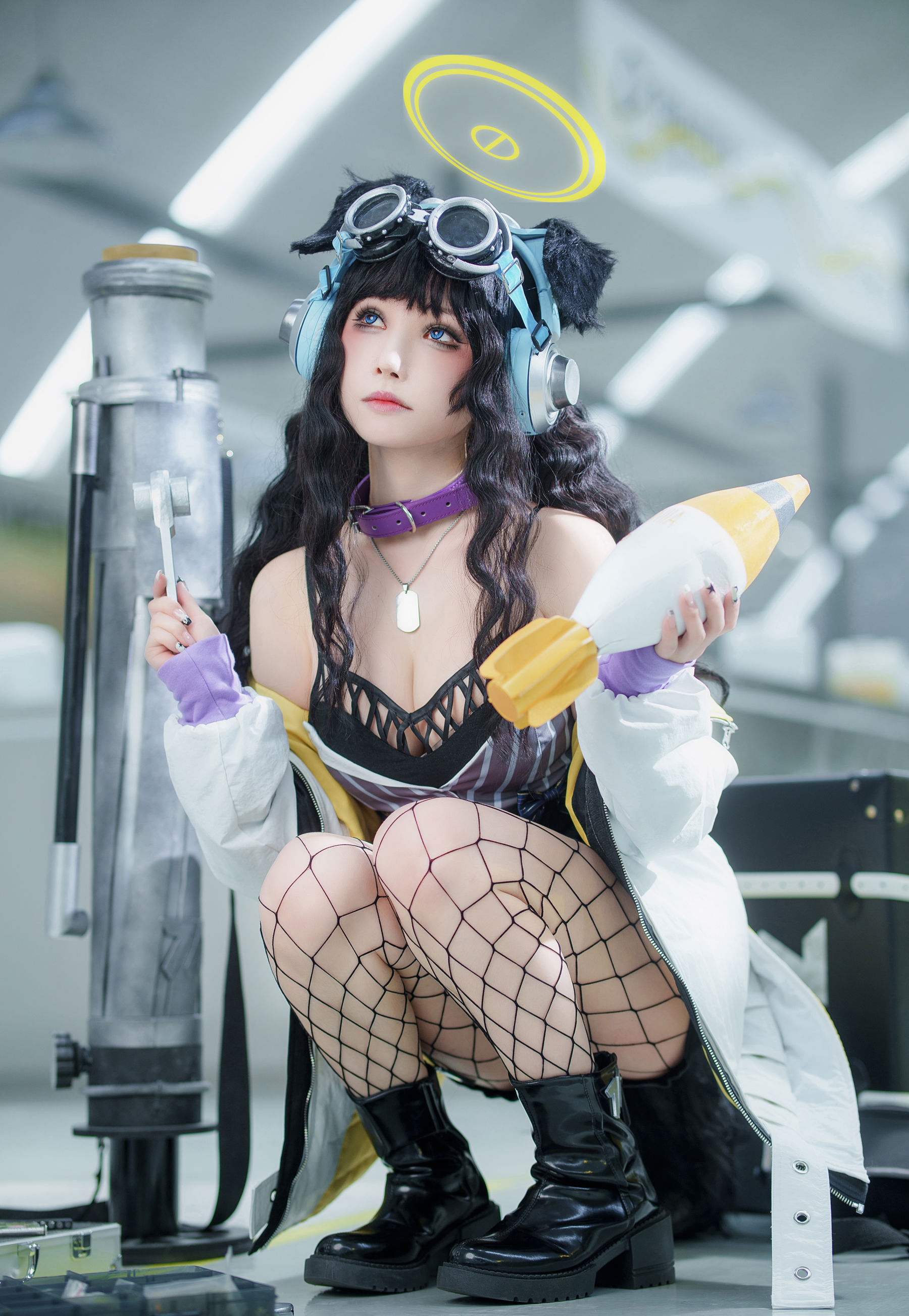 Cosplay美女 一千只猫薄禾 - 蔚蓝档案 猫冢响