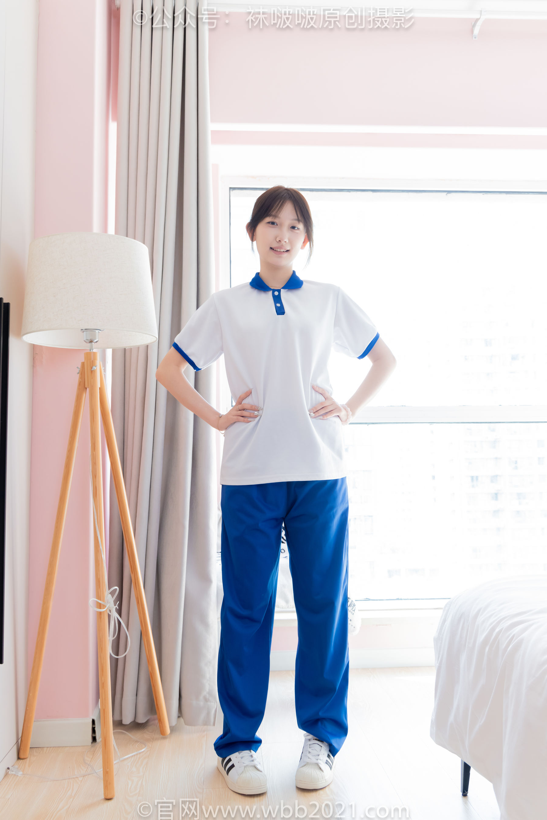 BoBoSocks袜啵啵 No.569 香菜 - 校服、板鞋、白棉袜、薄肉丝