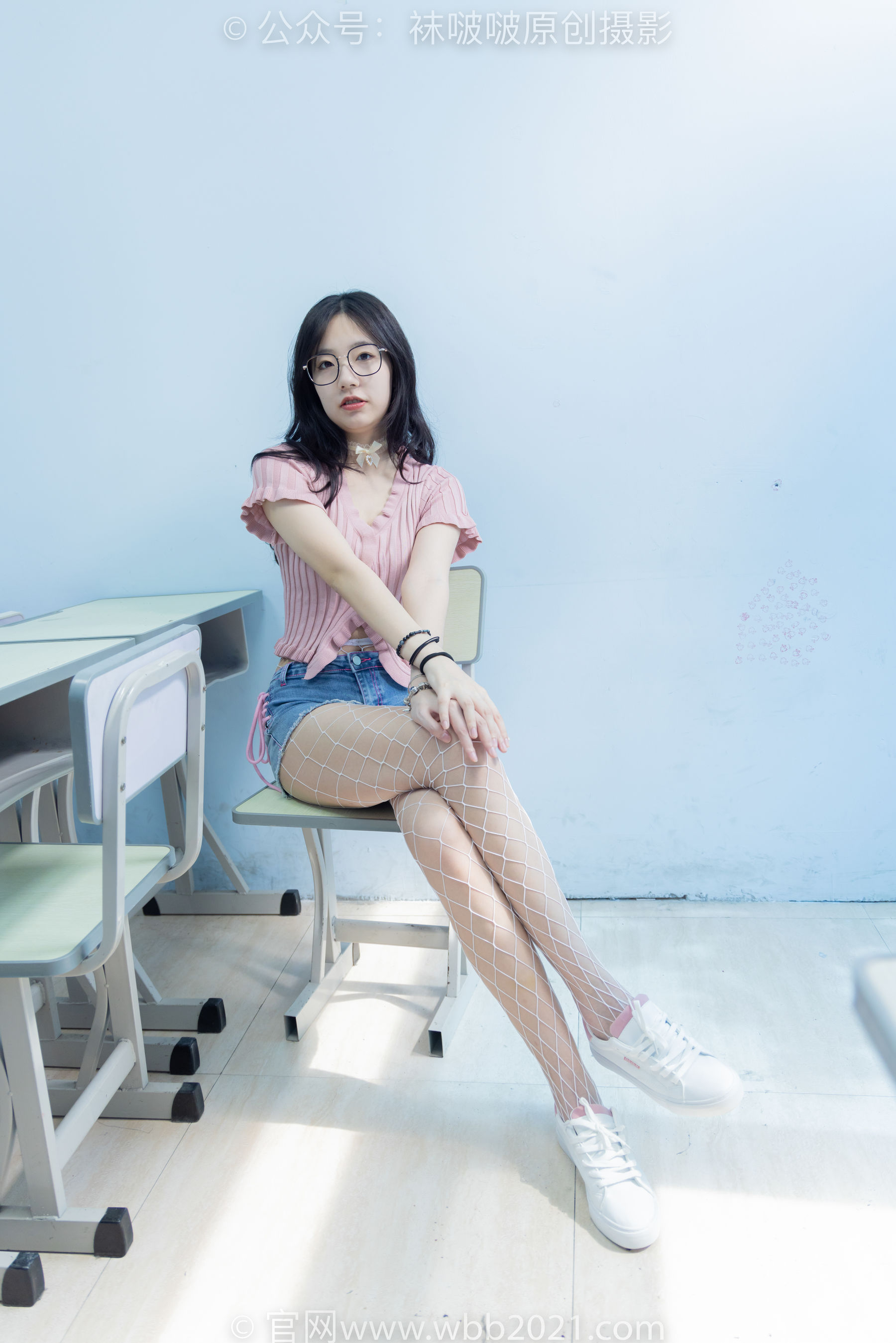 BoBoSocks袜啵啵 No.566 小甜豆 - 高跟鞋、板鞋、白网袜、白蕾丝袜、校服