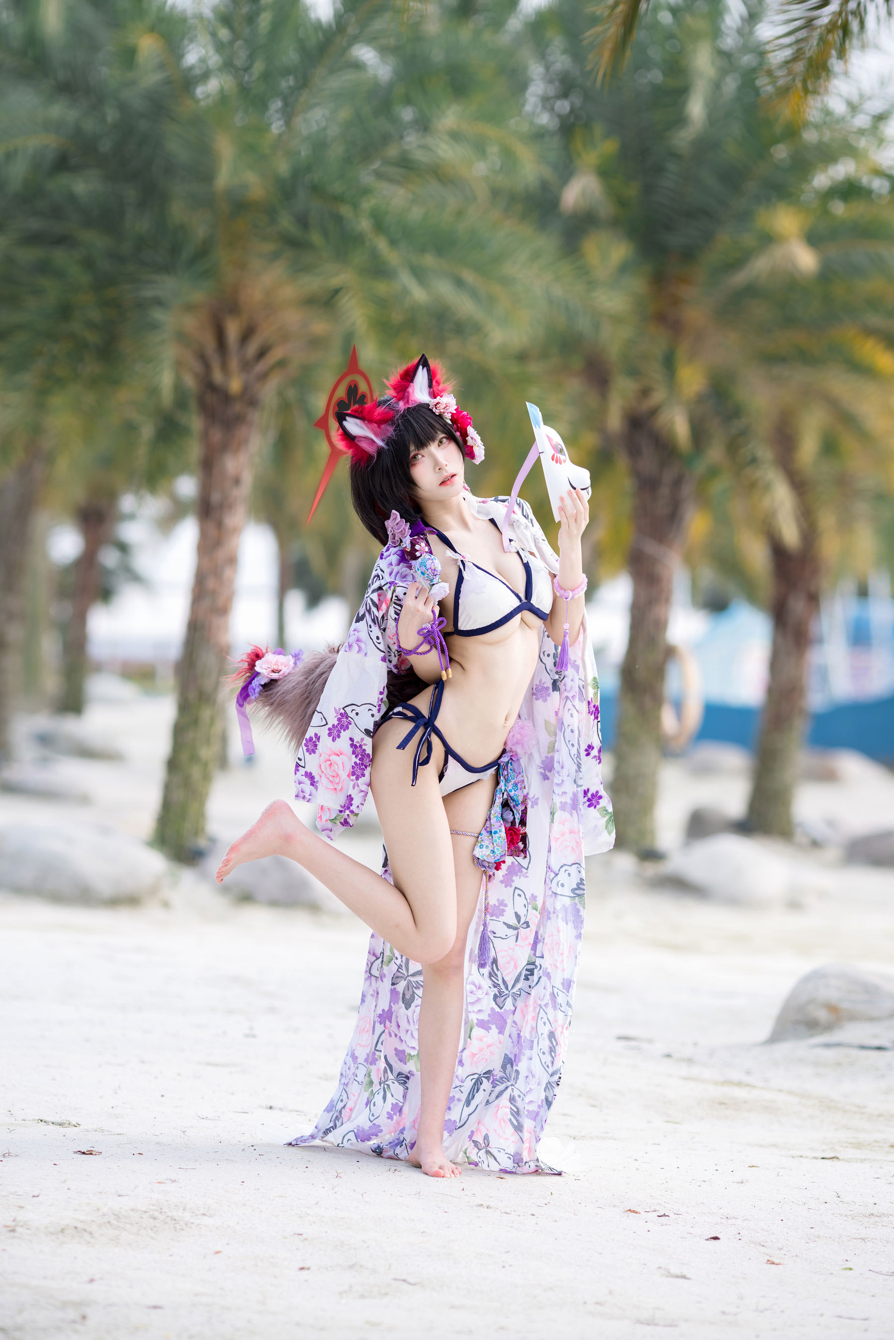 九柒喵 - 蔚蓝档案 狐坂若藻 泳装