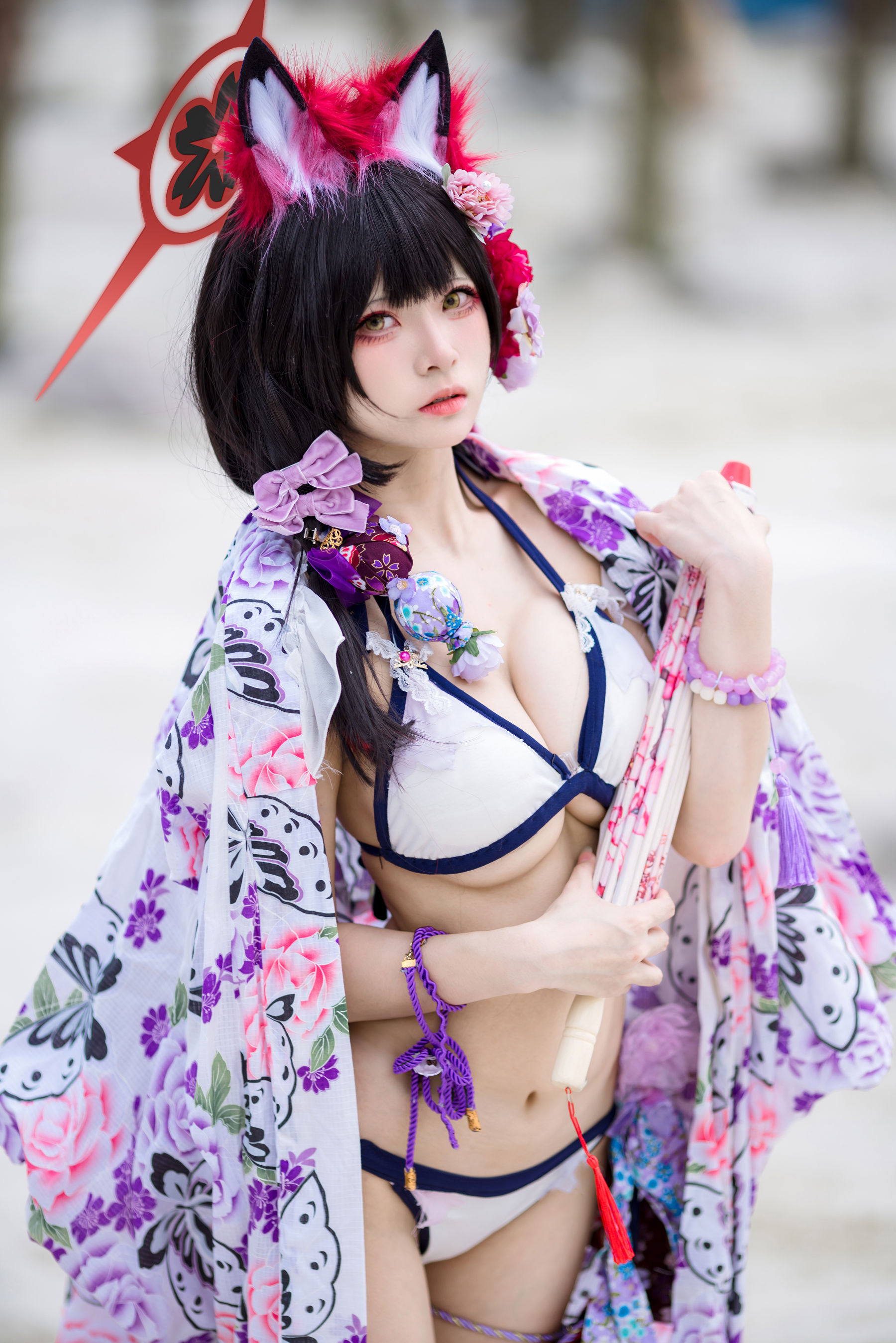 九柒喵 - 蔚蓝档案 狐坂若藻 泳装