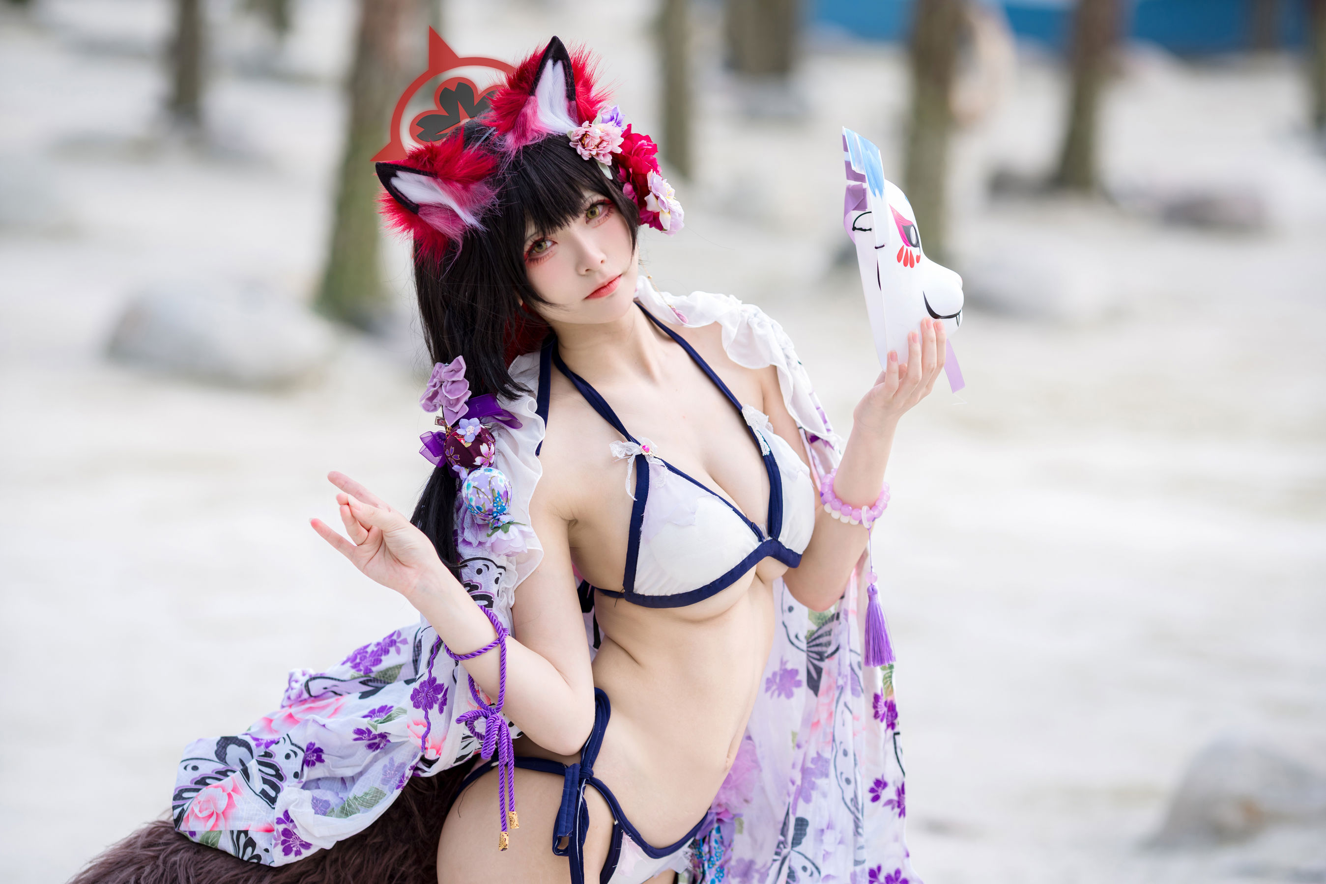 九柒喵 - 蔚蓝档案 狐坂若藻 泳装