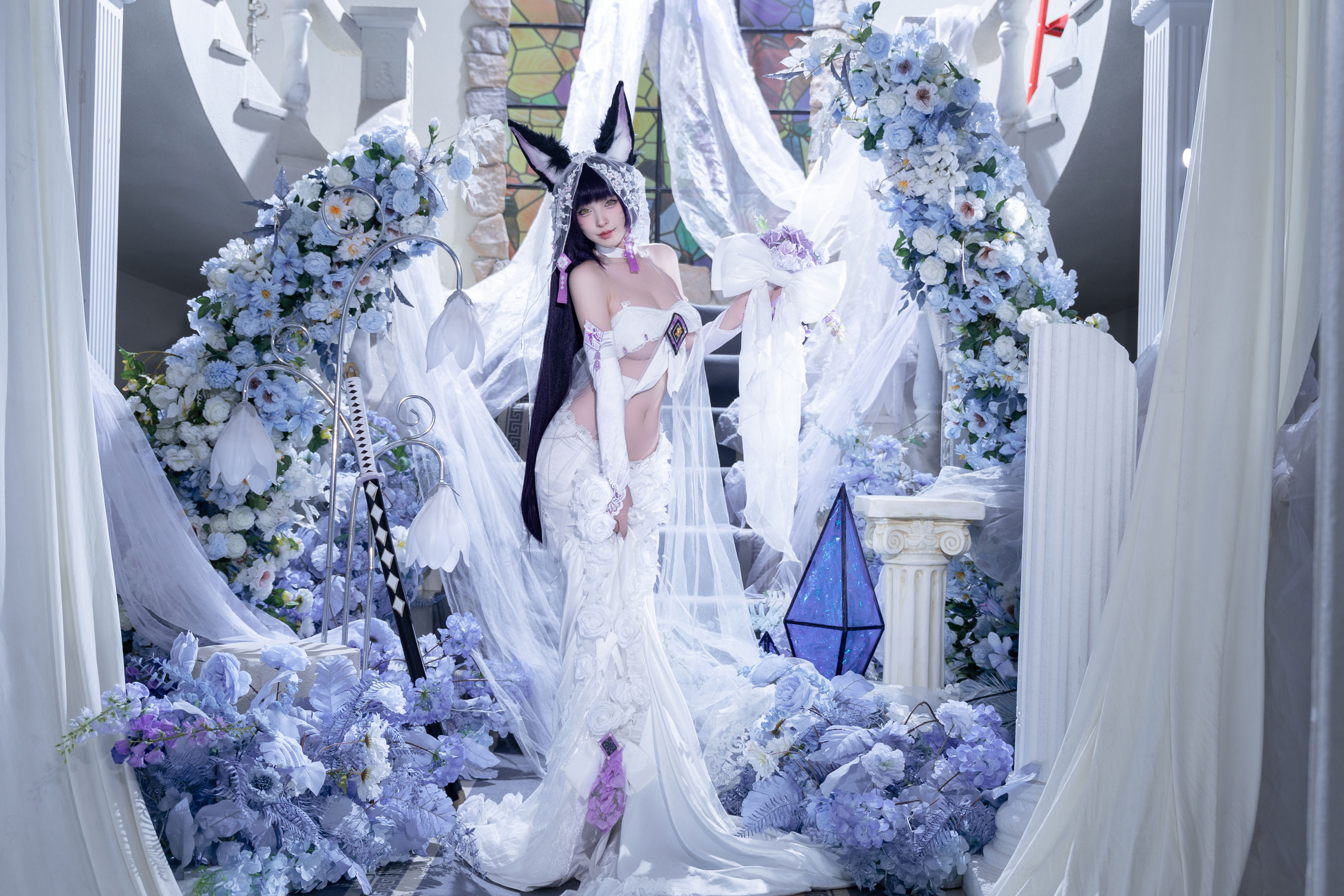 尤物 清水由乃 - 碧蓝航线 武藏 紫藤花