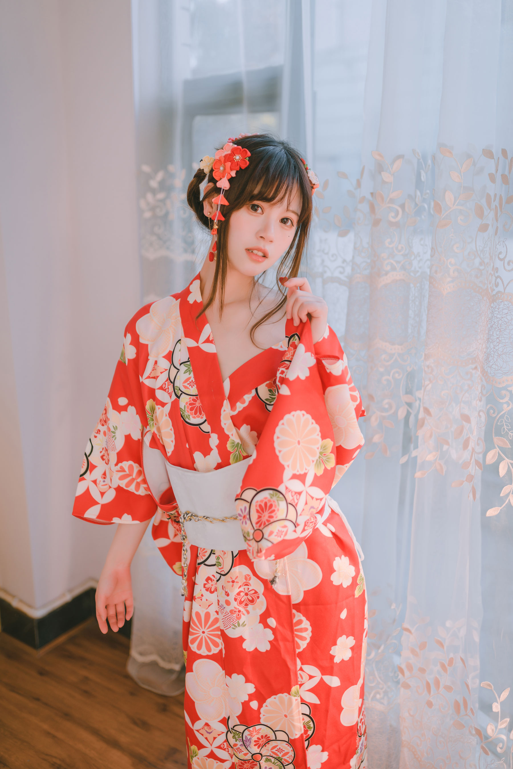 千反田鹿子 - 日常 浴衣室内