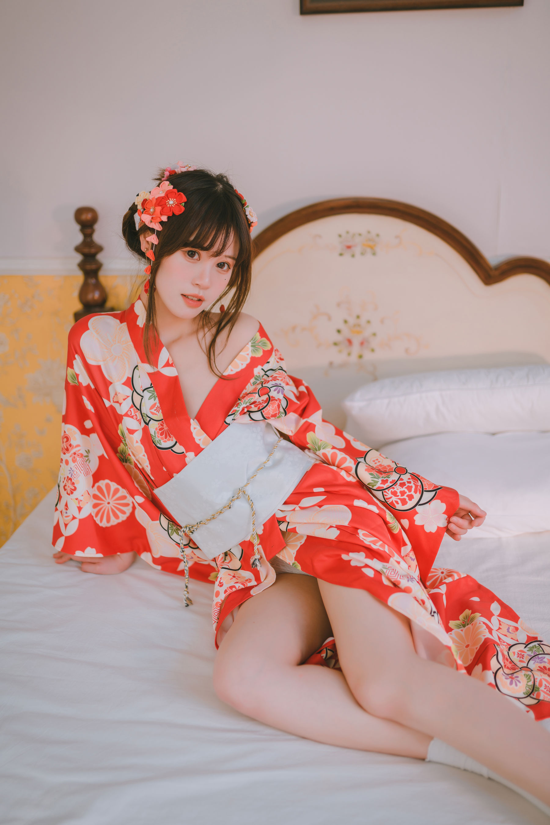 千反田鹿子 - 日常 浴衣室内