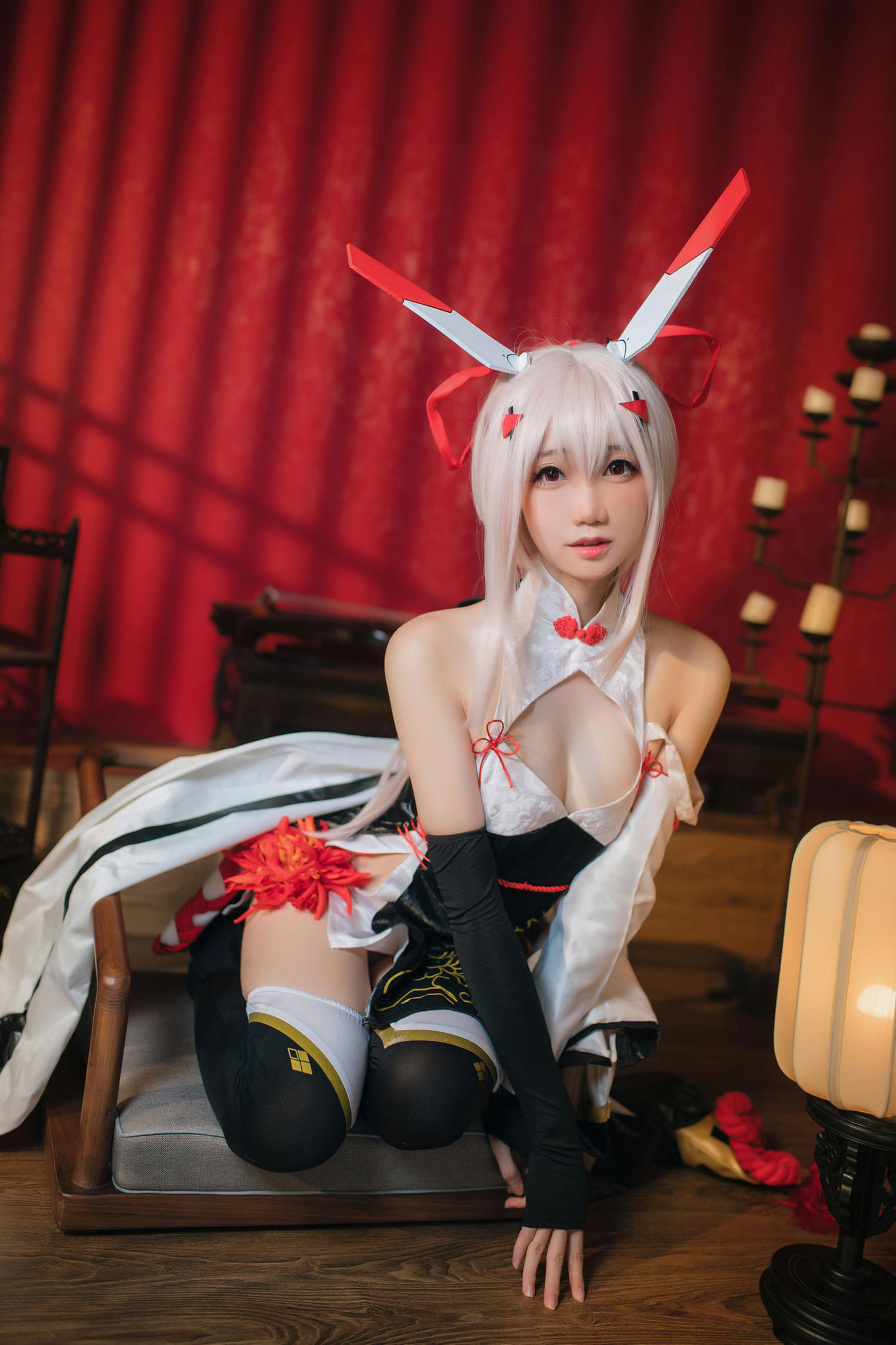 焖焖碳 - 碧蓝航线 绫波旗袍 新岁之鬼神