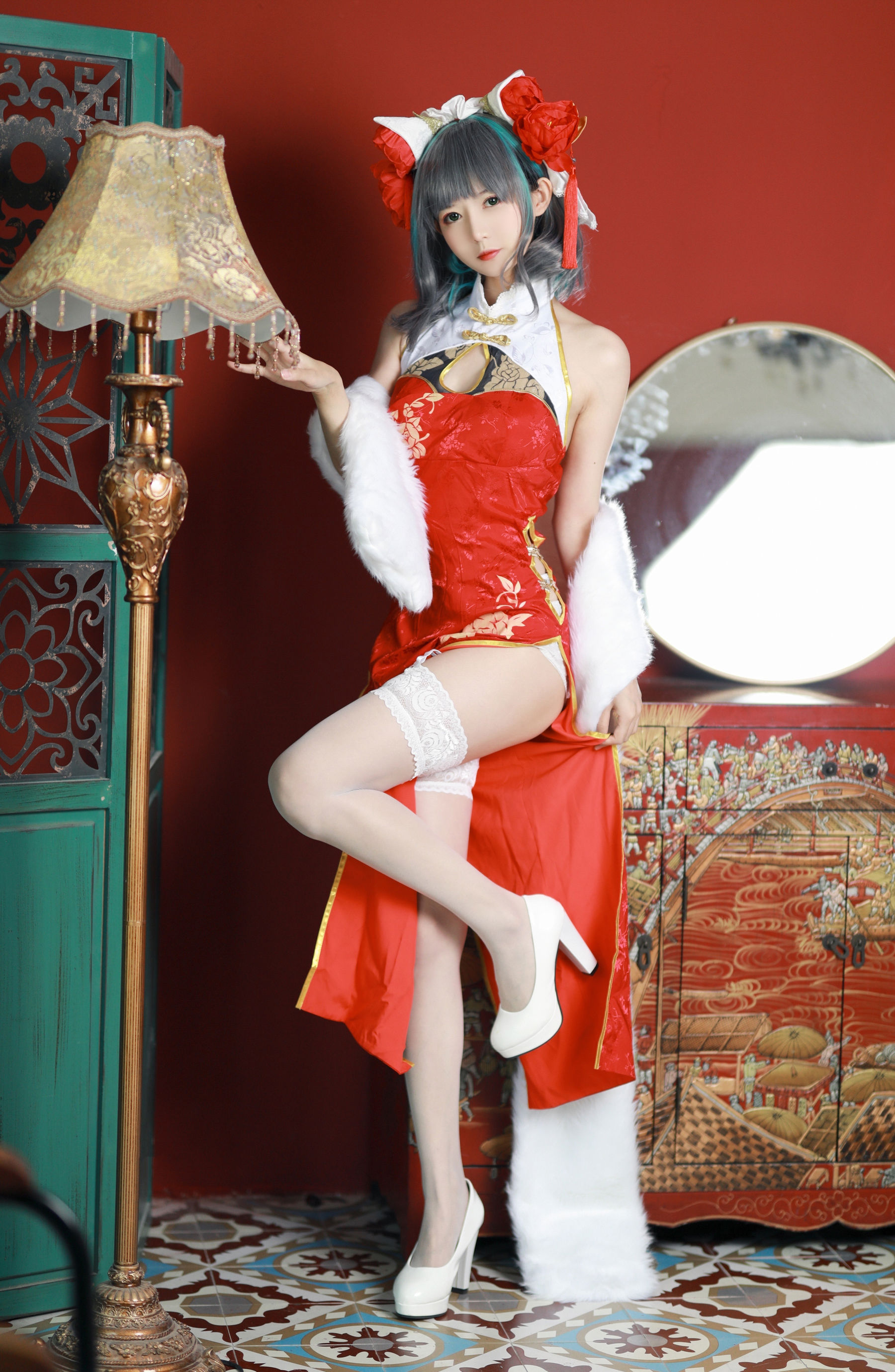 51酱 - 碧蓝航线 柴郡 新春旗袍