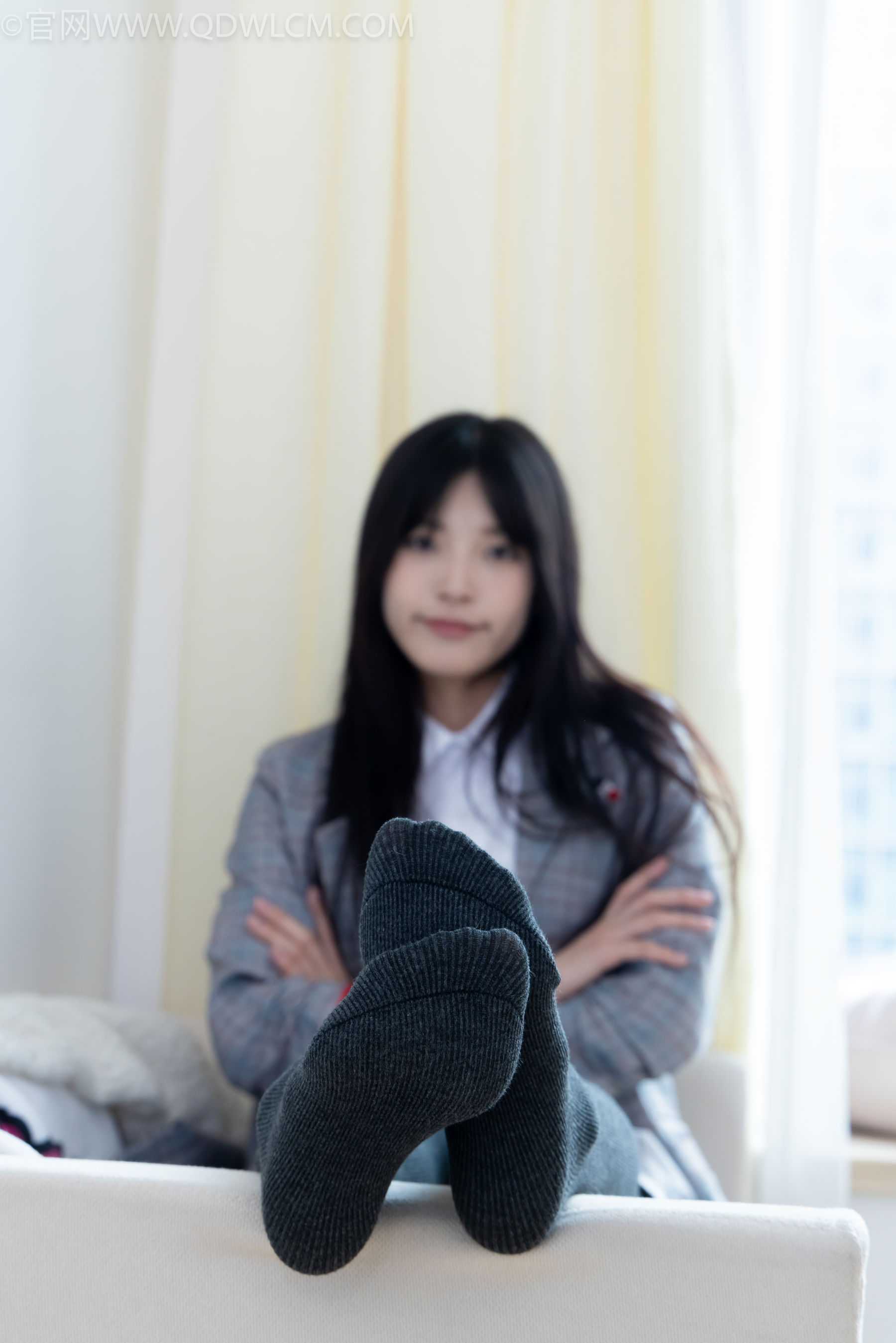 物恋传媒 No.2479 茯苓 - 皮鞋、厚灰连裤棉袜