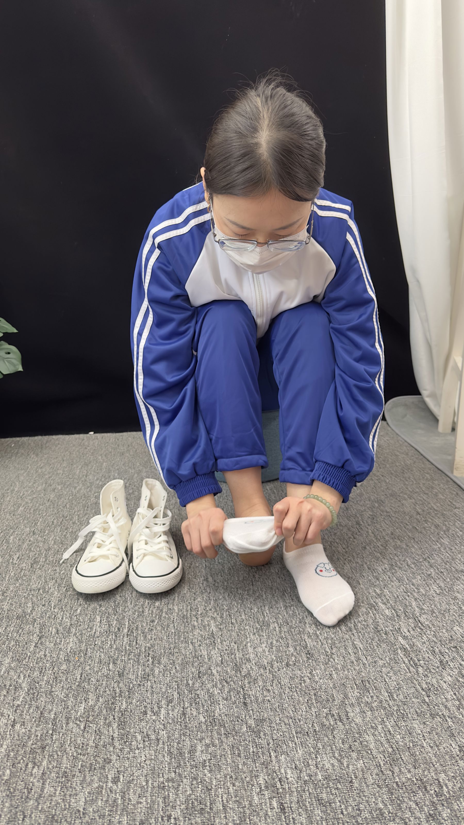 三禾摄影 No.008 校服 帆布鞋 船袜 短丝