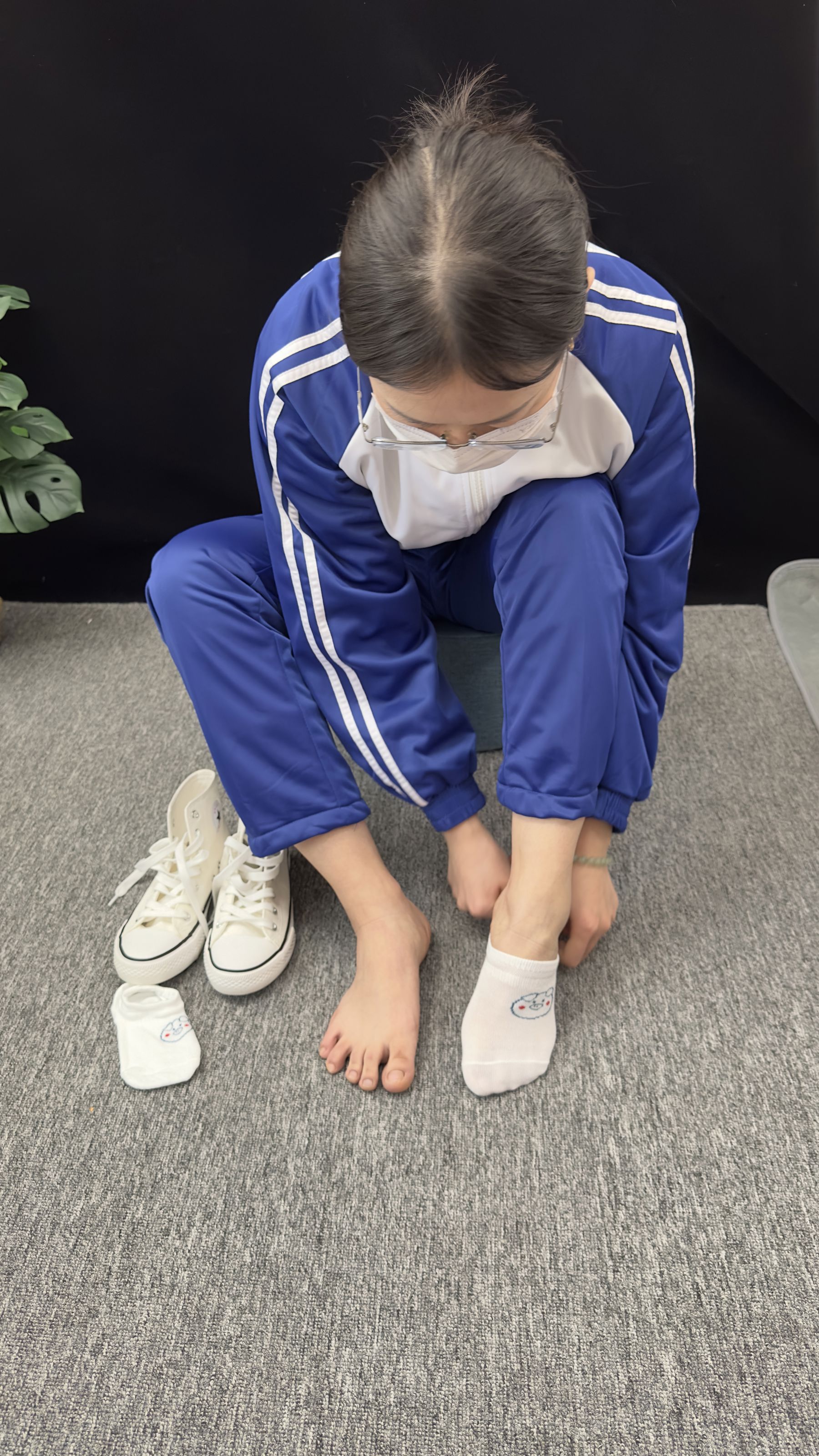 三禾摄影 No.008 校服 帆布鞋 船袜 短丝