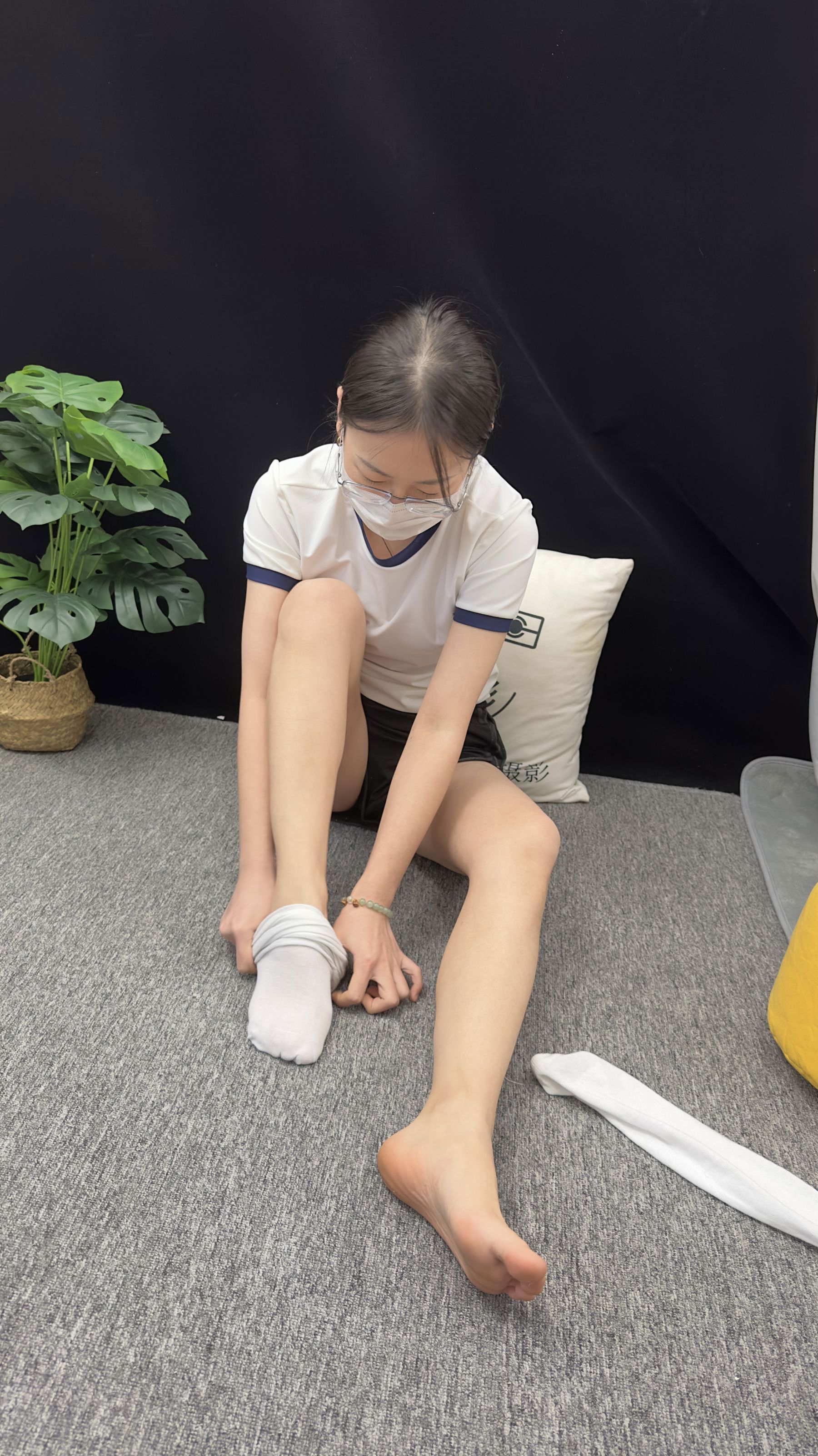 三禾摄影 No.009 体操服 过膝棉袜