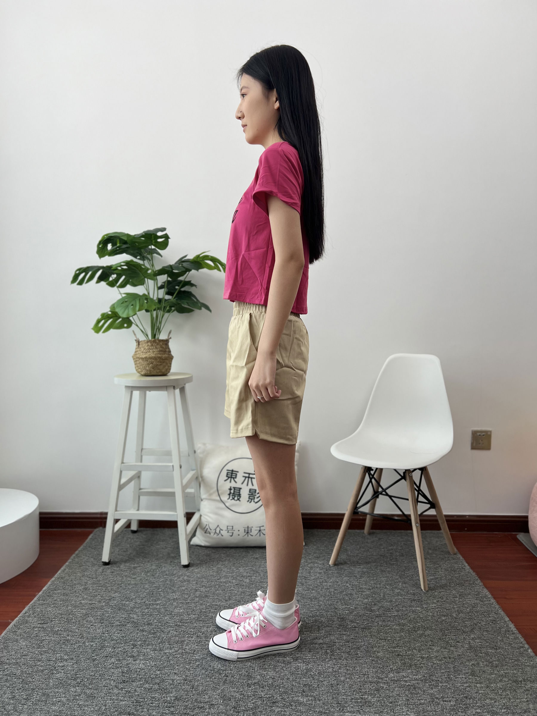 三禾摄影 No.025 休闲短裤 棉袜 帆布鞋