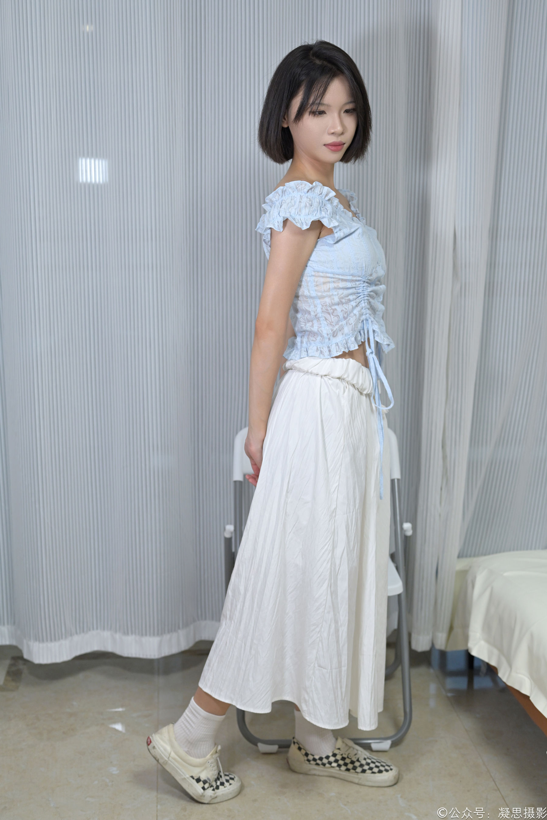 凝思摄影 No.007 小睿 - 长裙、短白袜、平底鞋