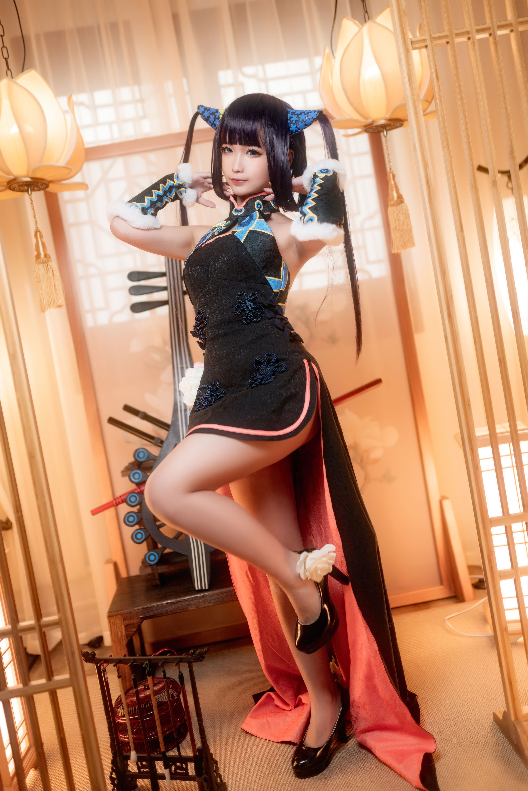 [Cosplay写真] 动漫博主蠢沫沫 - 杨玉环二破