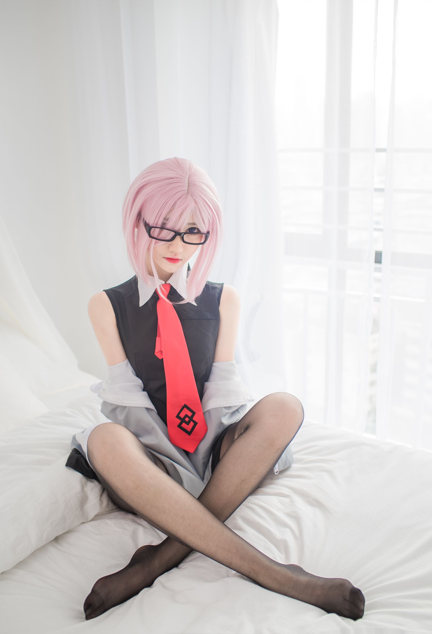 动漫博主南桃Momoko 玛修制服