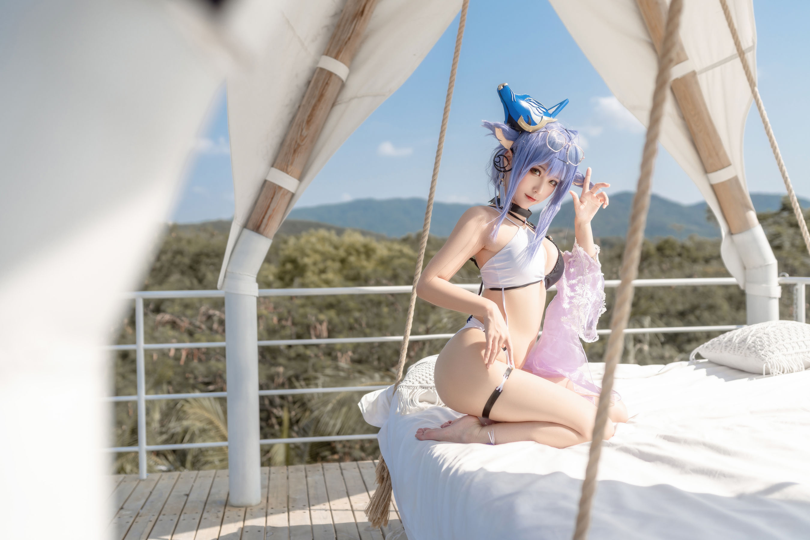 [网红COSER写真] 动漫博主蠢沫沫 - 童の假日 士佐